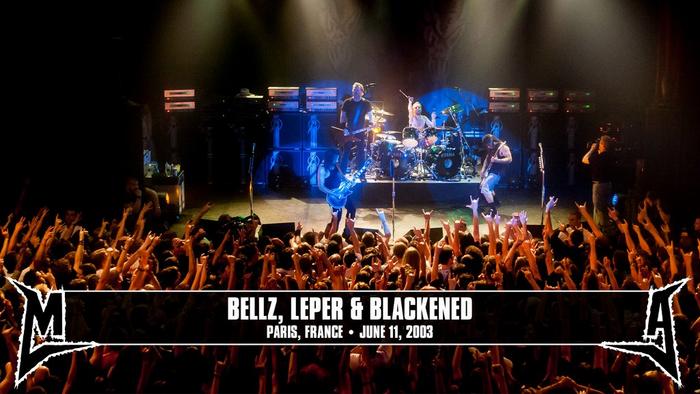 Watch the “For Whom the Bell Tolls, Leper Messiah & Blackened (Paris, France - June 11, 2003)” Video
