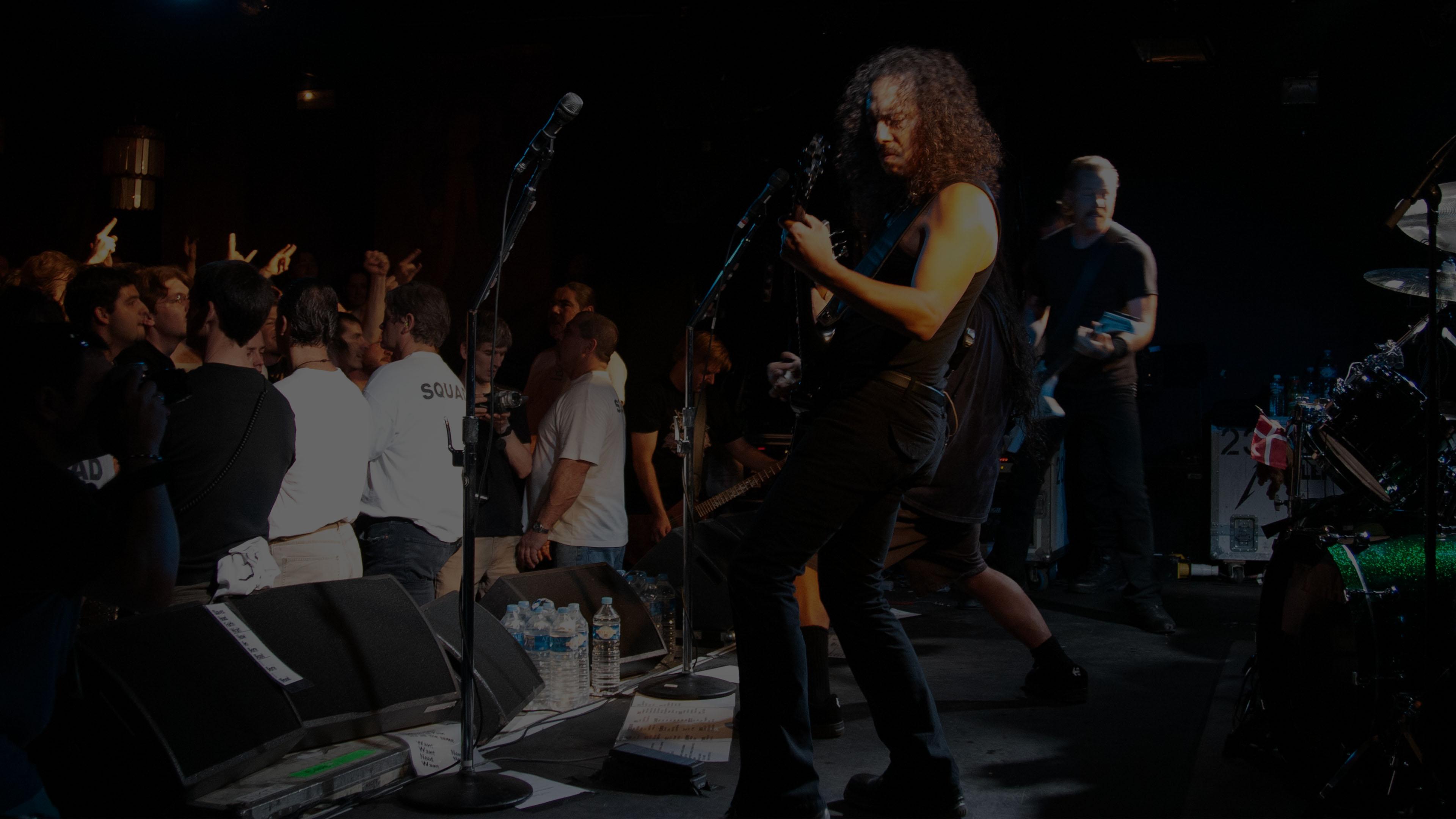 Metallica at La Boule Noire in Paris, France on June 11, 2003