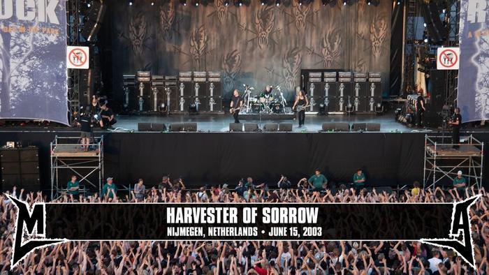 Watch the “Harvester of Sorrow (Nijmegen, Netherlands - June 15, 2003)” Video