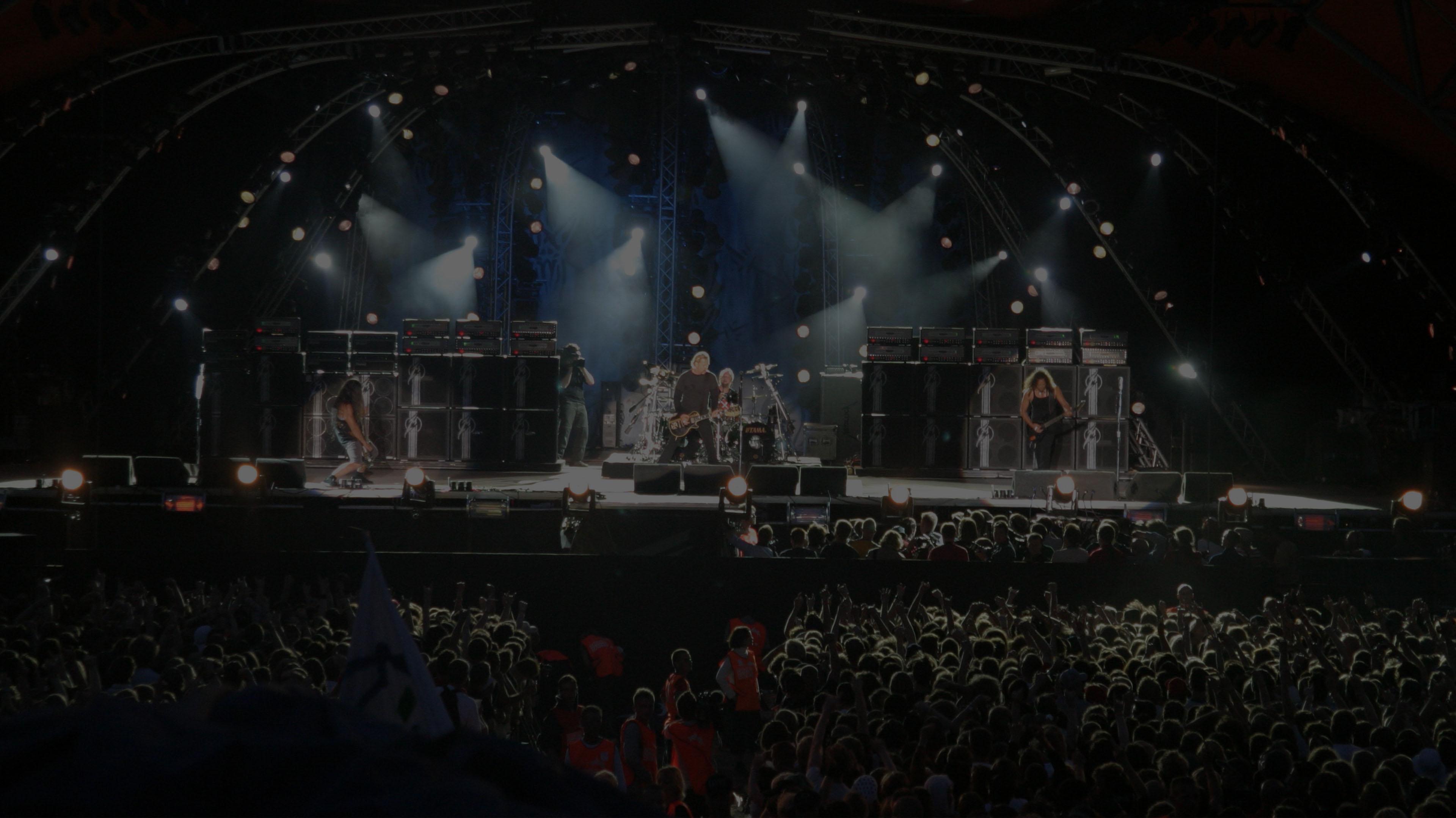 Metallica at Roskilde Festival at Darupvej in Roskilde, Denmark on June 26, 2003