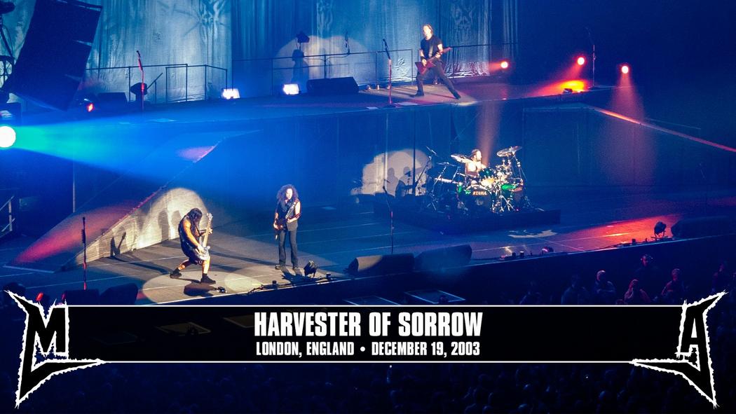 Watch the “Harvester of Sorrow (London, England - December 19, 2003)” Video