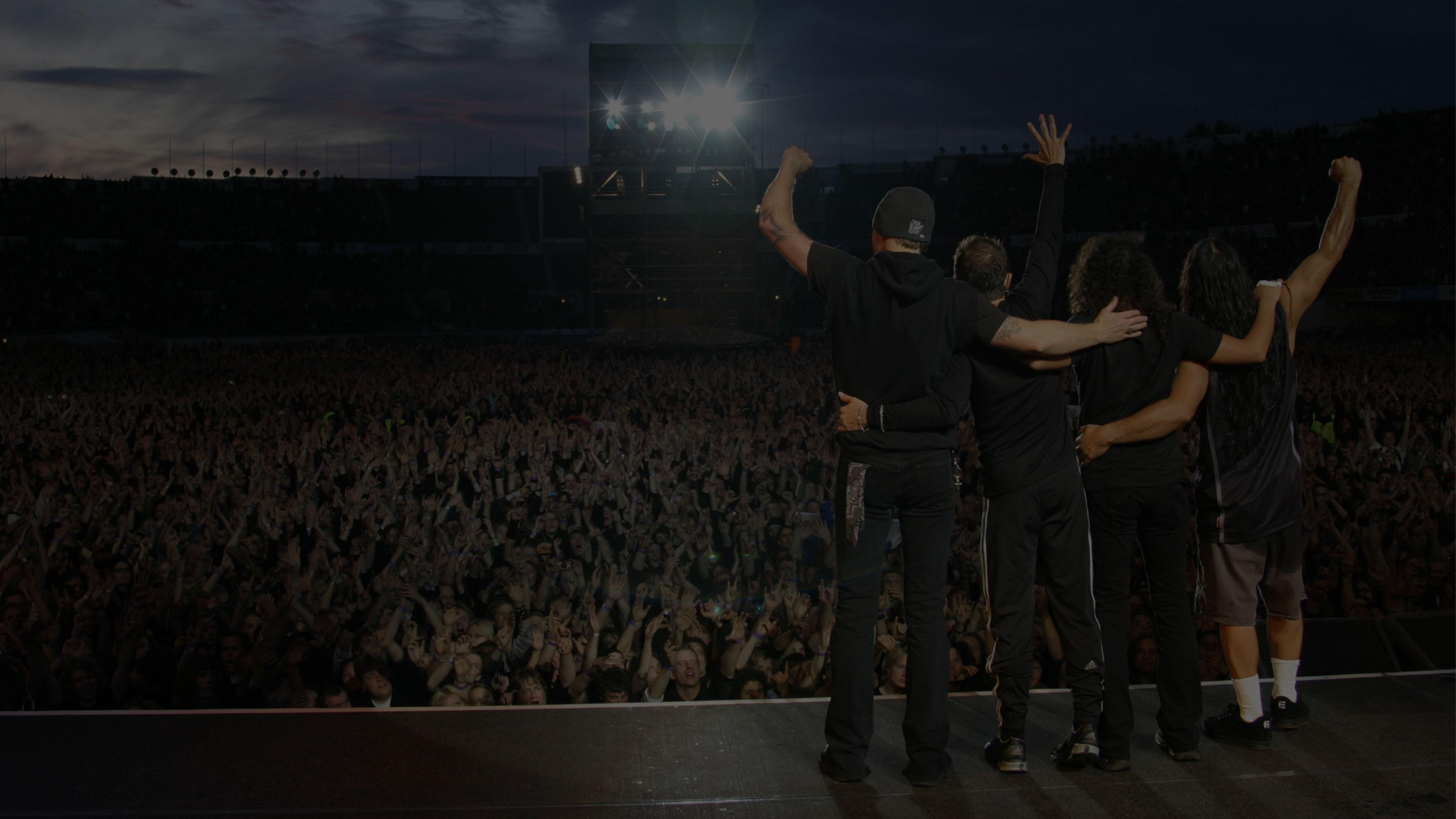 Metallica at Olympiastadion in Helsinki, Finland on May 28, 2004