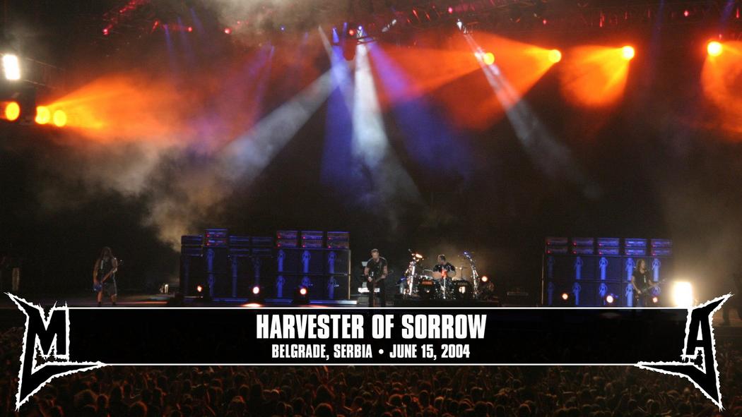 Watch the “Harvester of Sorrow (Belgrade, Serbia - June 15, 2004)” Video