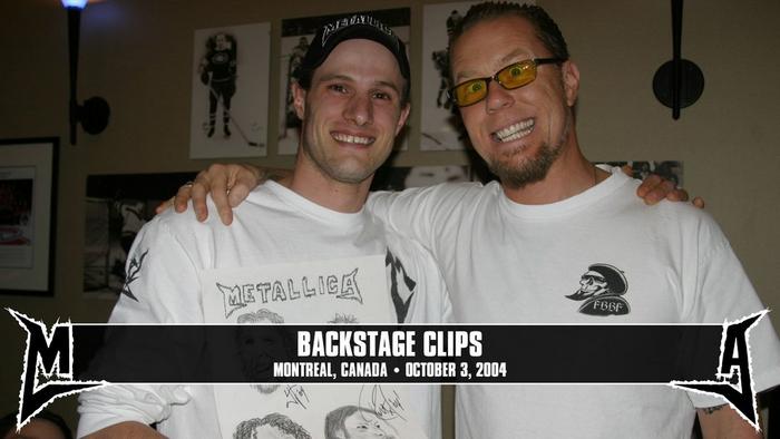 Watch the “Backstage Clips (Montreal, Canada - October 3, 2004)” Video