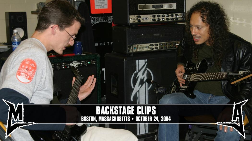 Watch the “Backstage Clips (Boston, MA - October 24, 2004)” Video