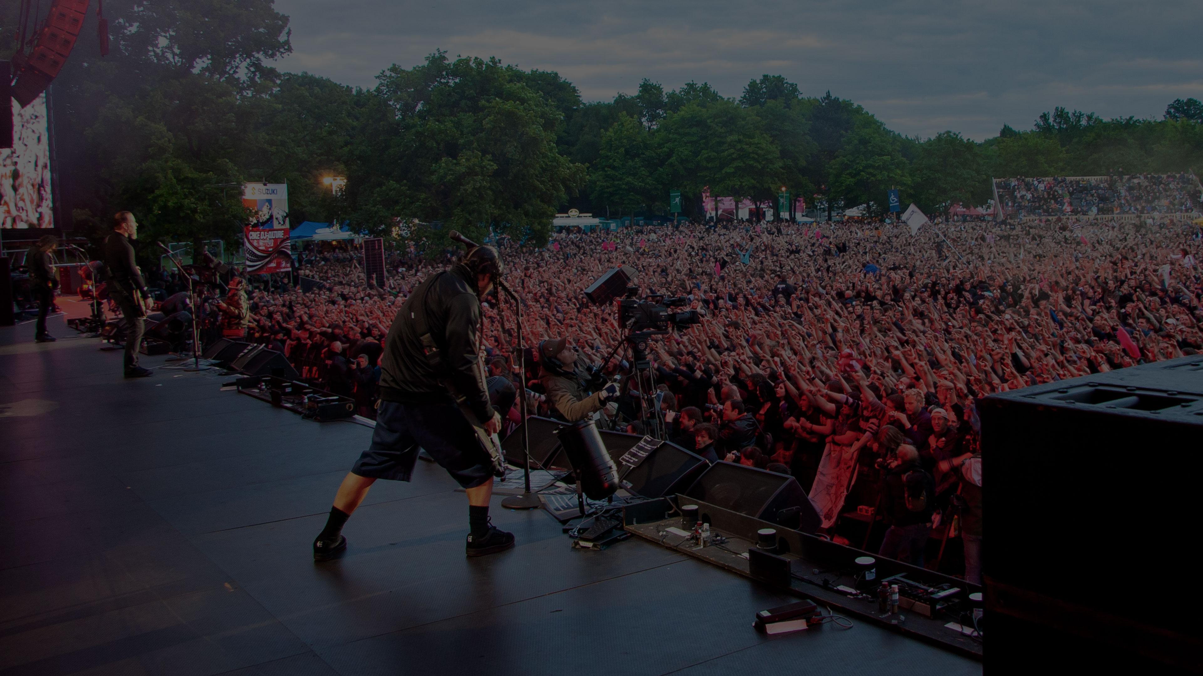 Metallica at Rock im Park at Volkspark Dutzendteich in Nuremberg, Germany on June 4, 2006