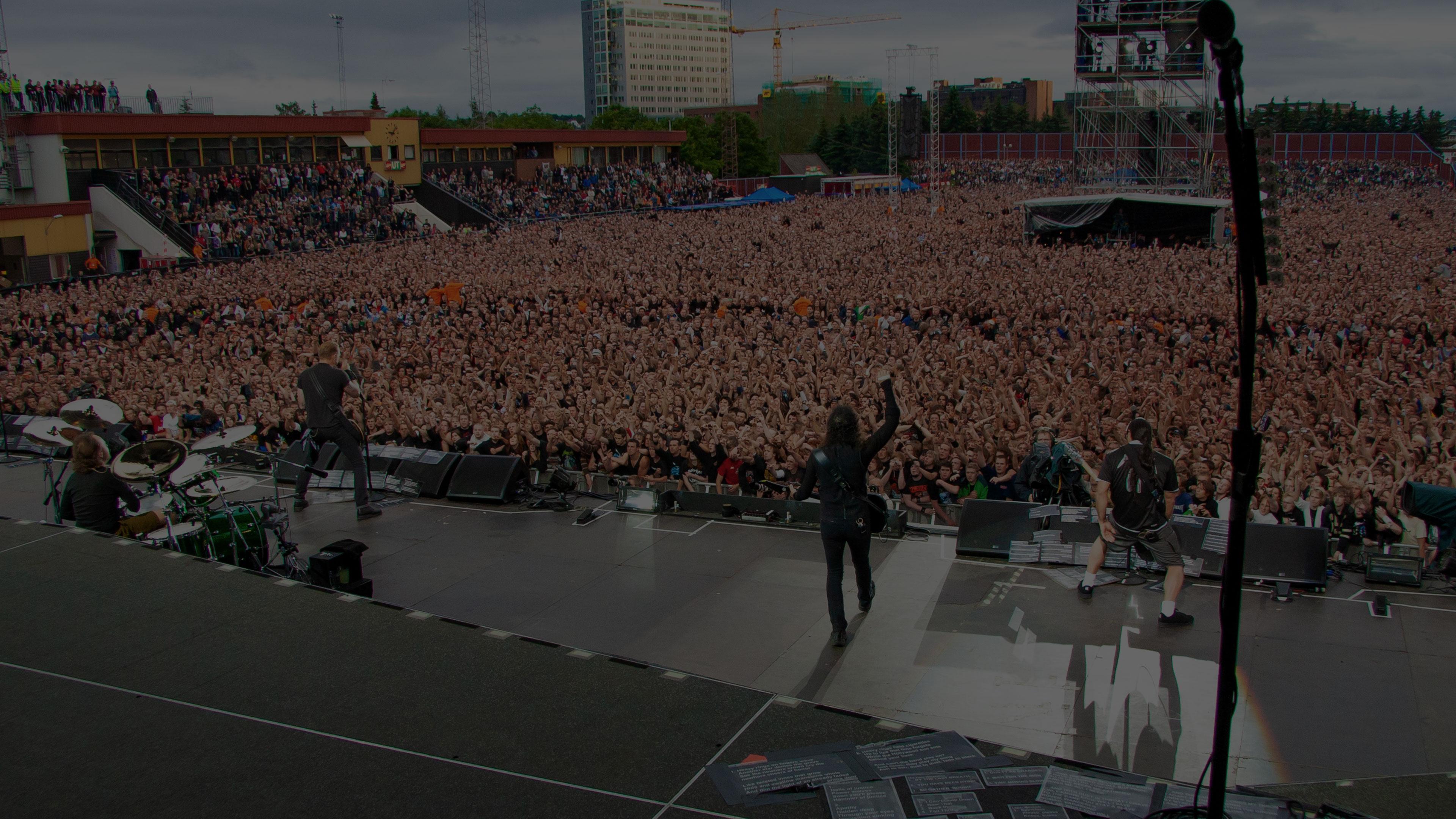 Metallica at Valle Hovin in Oslo, Norway on July 10, 2007