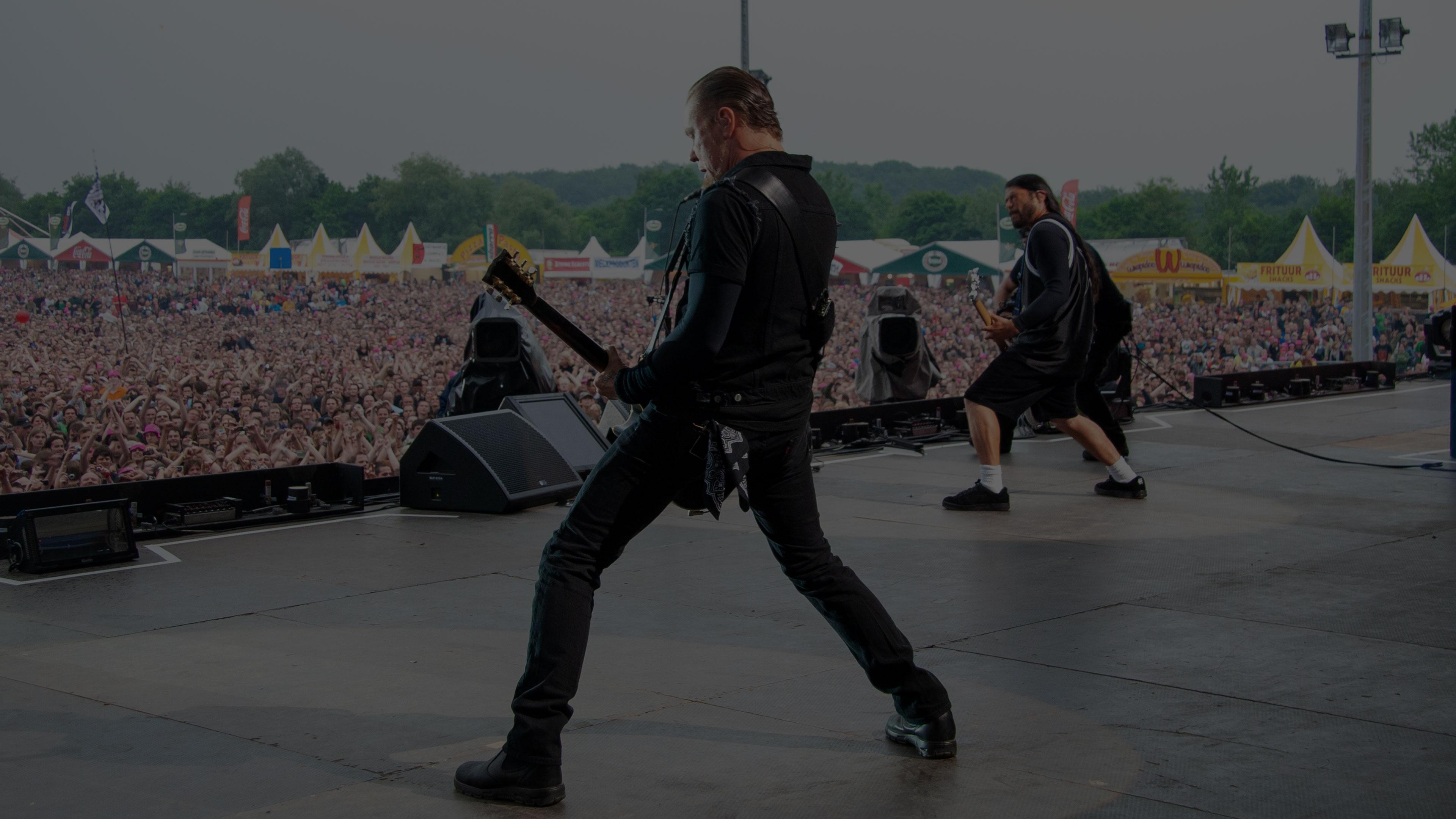 Metallica at Pinkpop at Megaland in Landgraaf, Netherlands on May 30, 2008