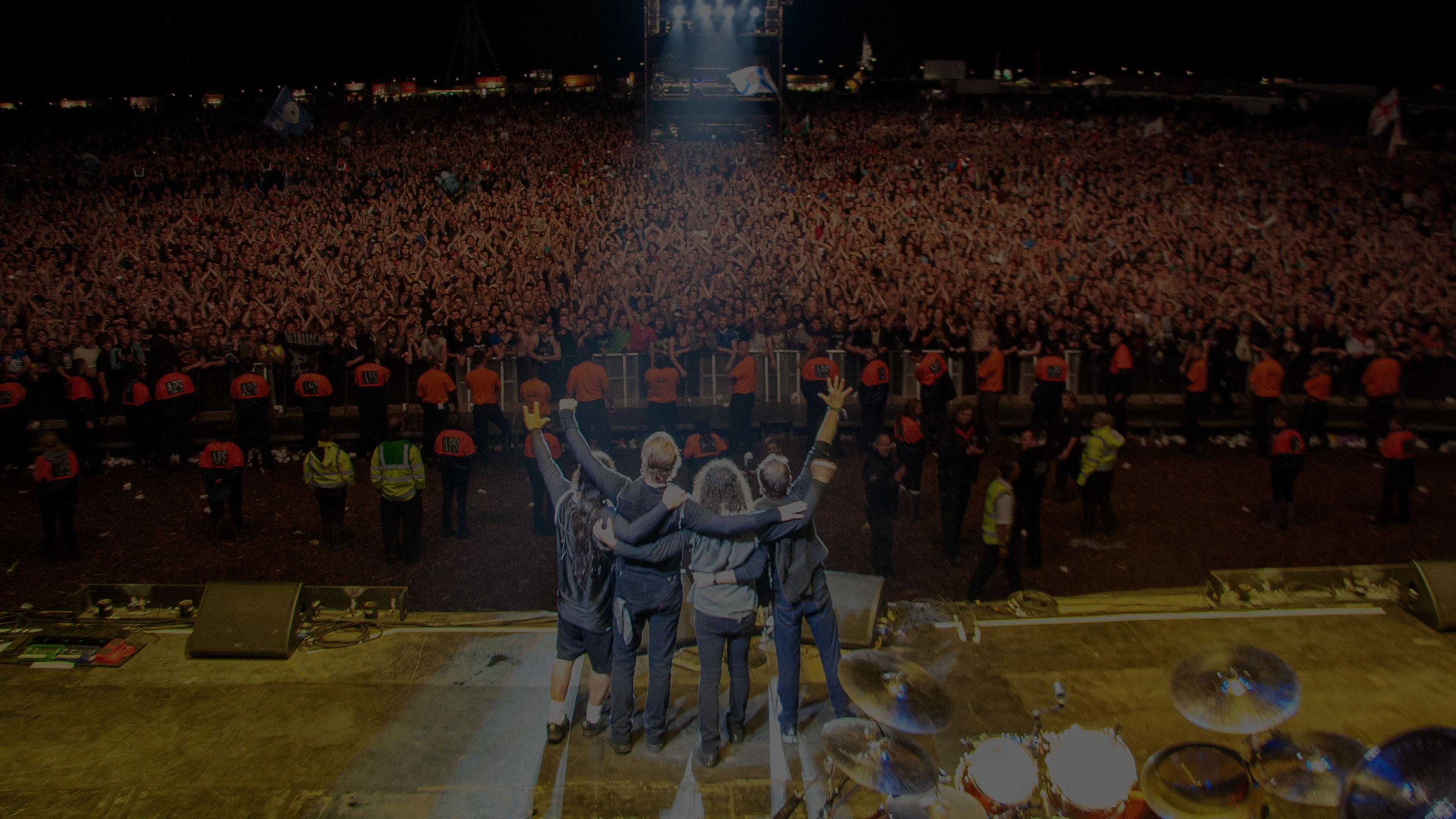 Metallica at Leeds Festival at Bramham Park in Leeds, England on August 22, 2008