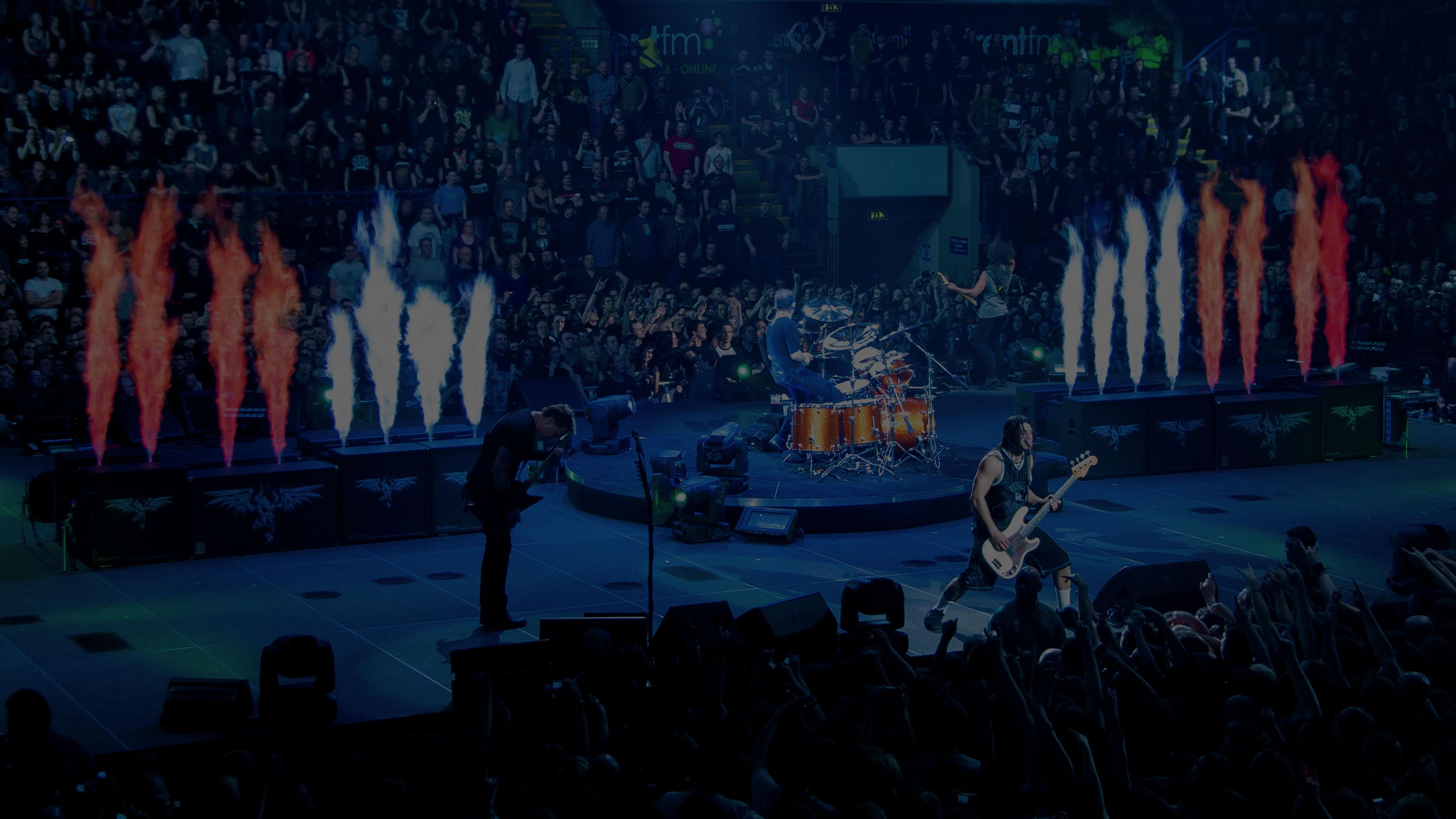 Metallica at Trent FM Arena in Nottingham, England on February 25, 2009