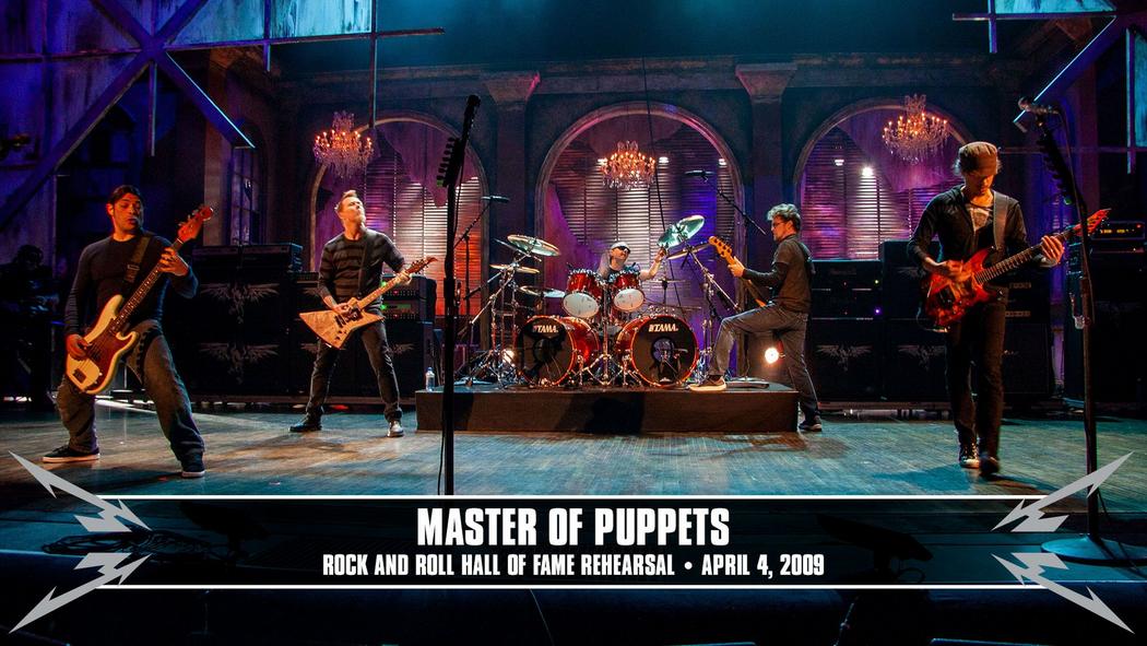Watch the “Master of Puppets (Rehearsal) (Cleveland, OH - April 4, 2009)” Video