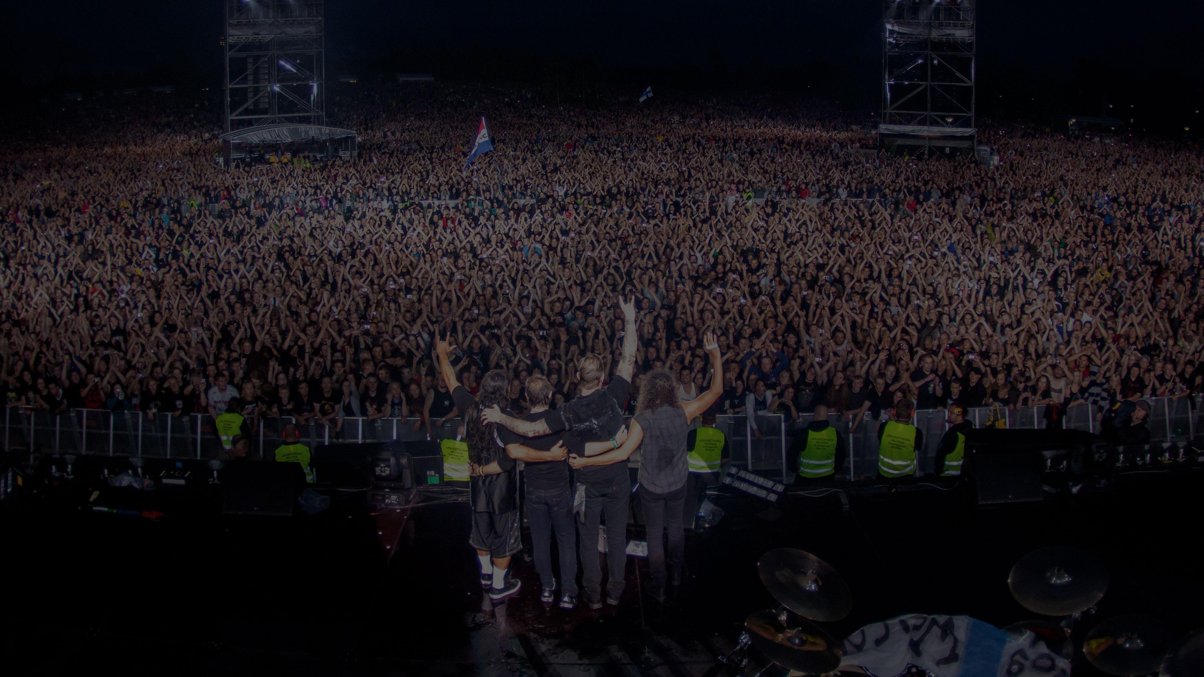 Metallica at Sonisphere at Kirjurinluoto in Pori, Finland on July 25, 2009