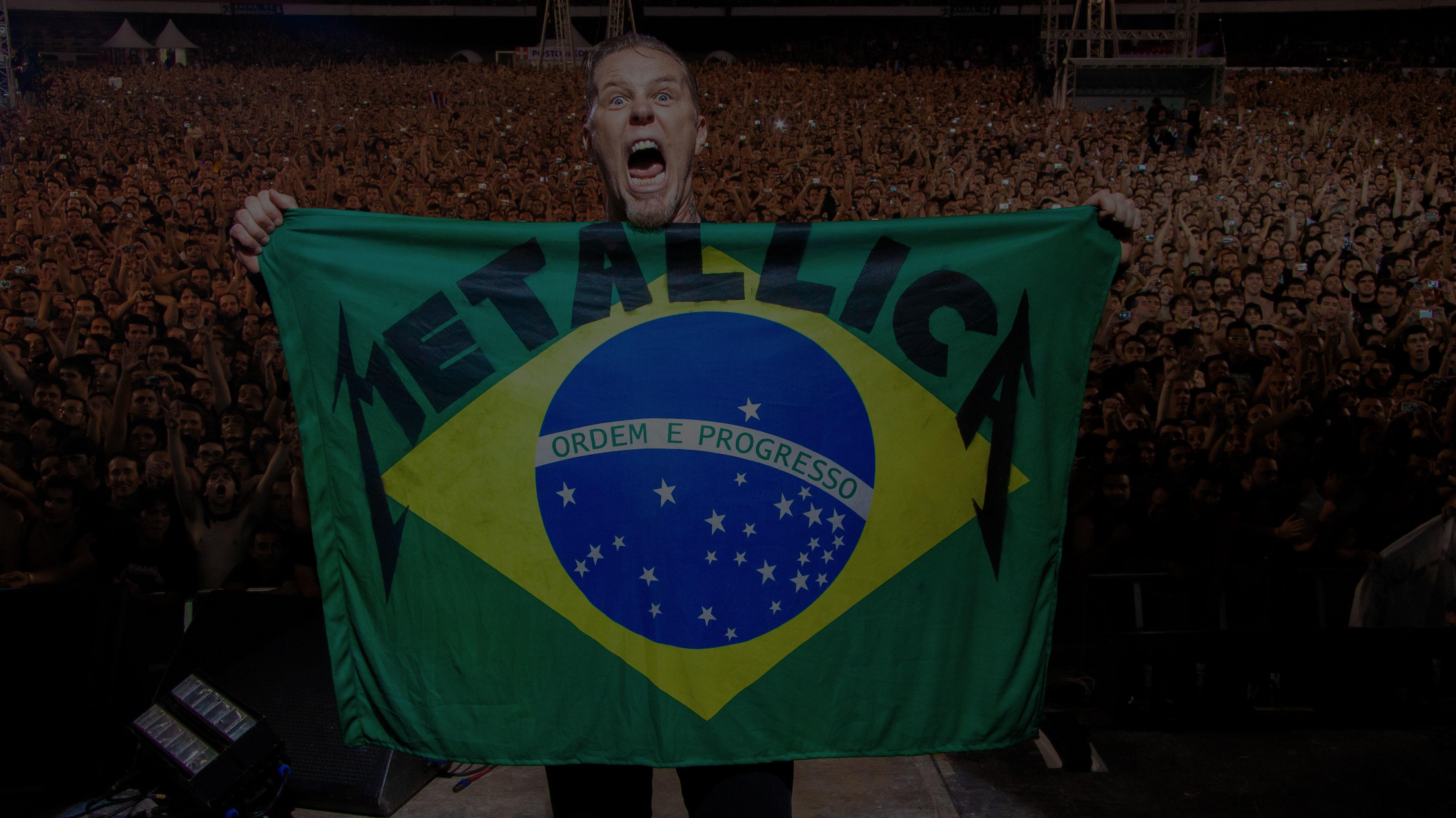 Metallica at Estádio do Morumbi in São Paulo, Brazil on January 30, 2010