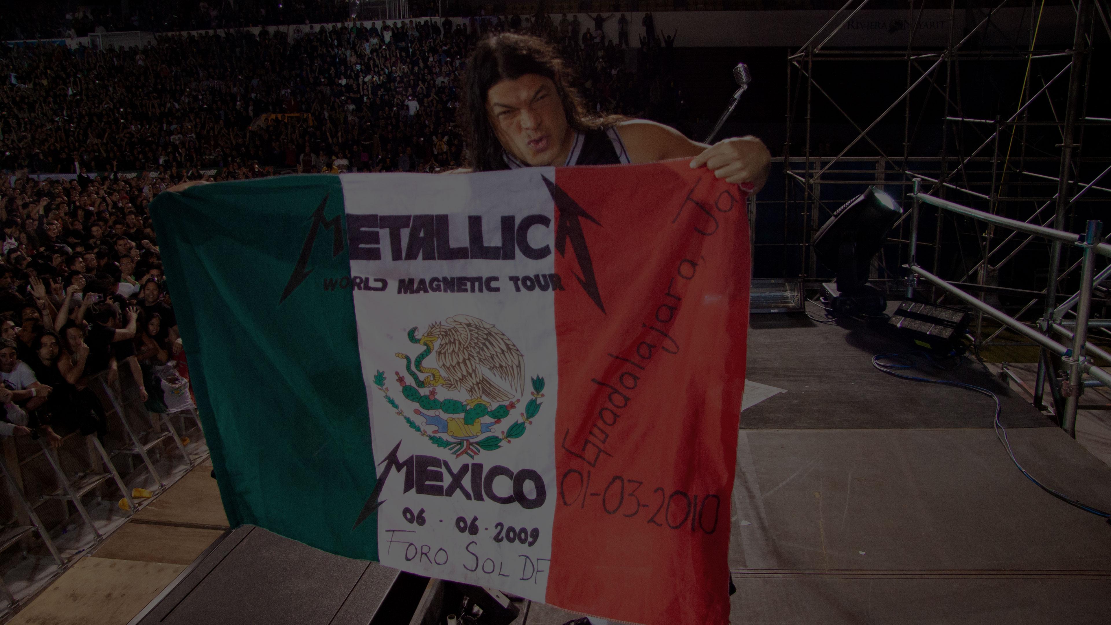 Metallica at Estadio Tres de Marzo in Guadalajara, Mexico on March 1, 2010