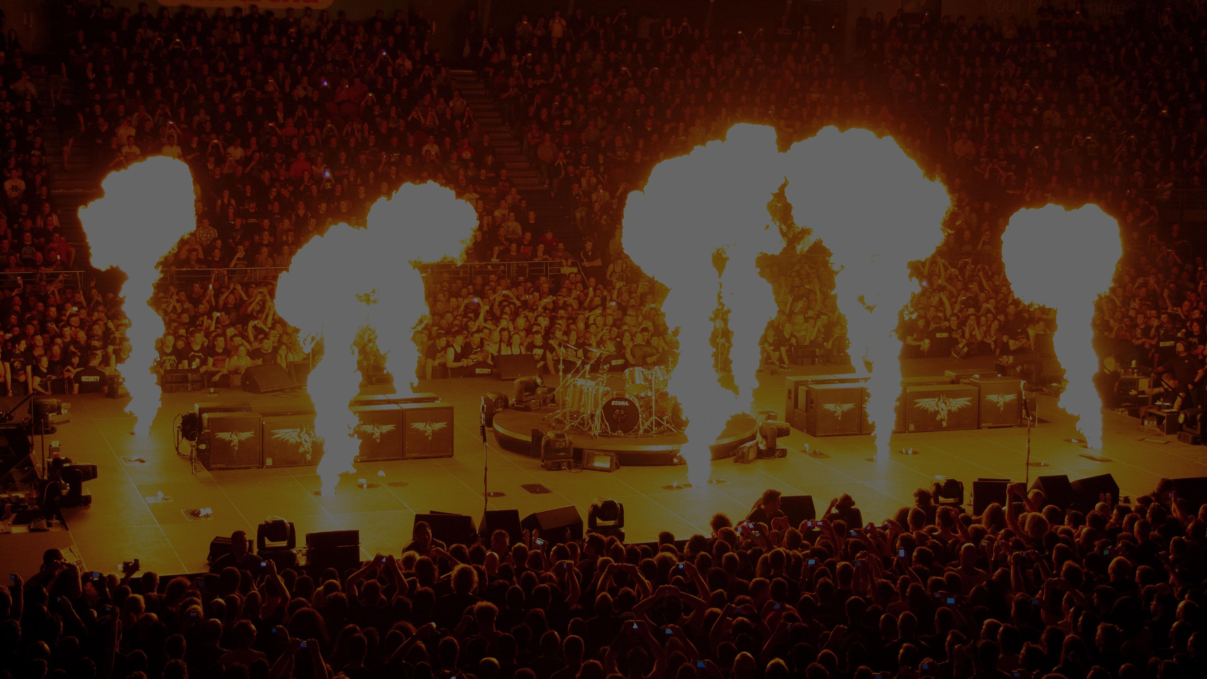 Metallica at Acer Arena in Sydney, Australia on September 18, 2010