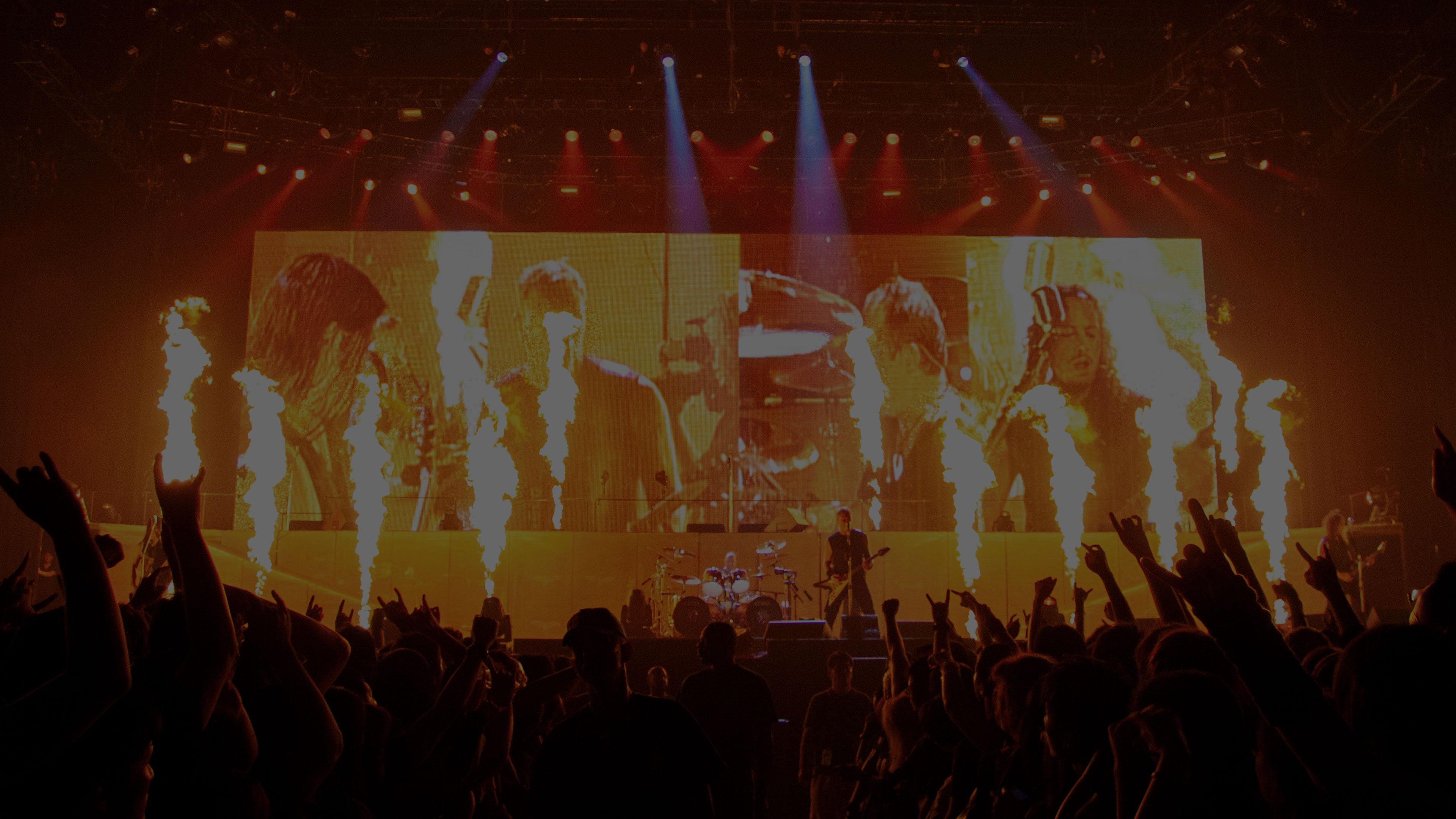 Metallica at Saitama Super Arena in Tokyo, Japan on September 25, 2010
