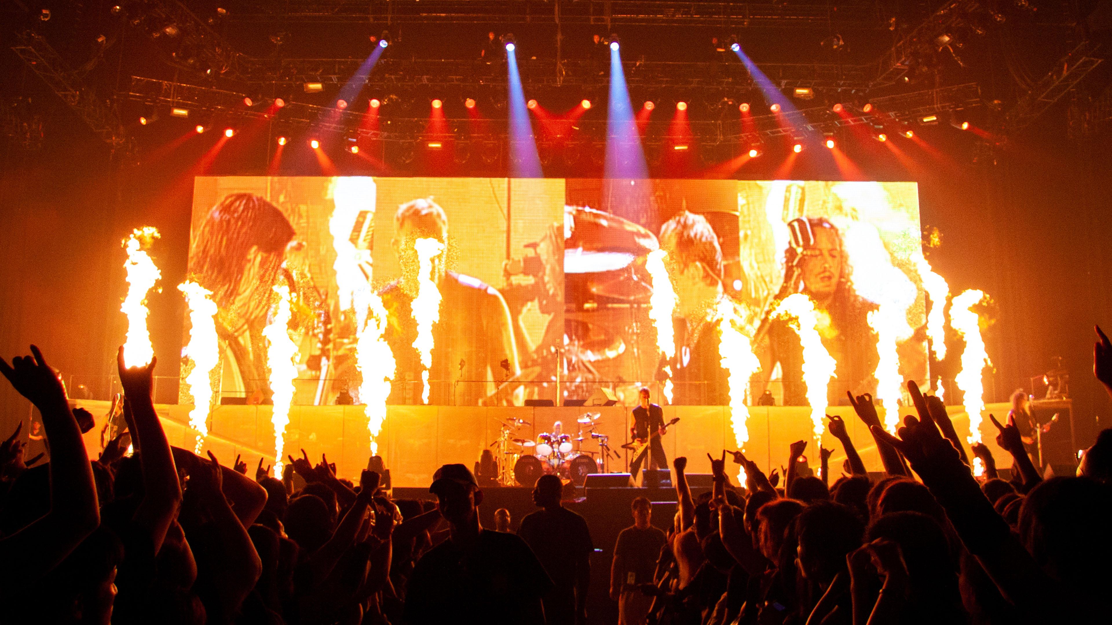 Metallica at Saitama Super Arena in Tokyo, Japan on September 25