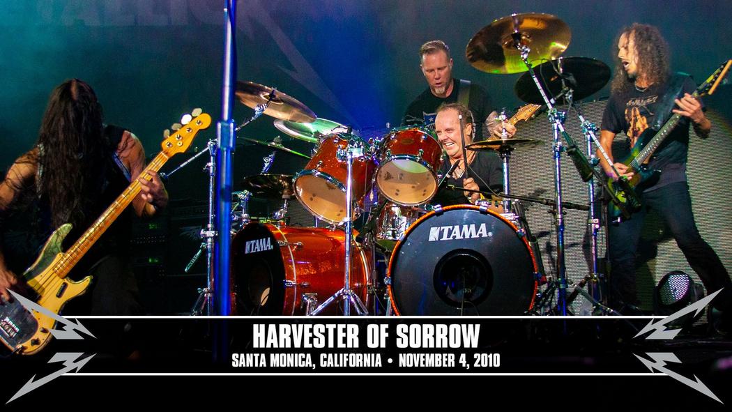 Watch the “Harvester of Sorrow (Santa Monica, CA - November 4, 2010)” Video