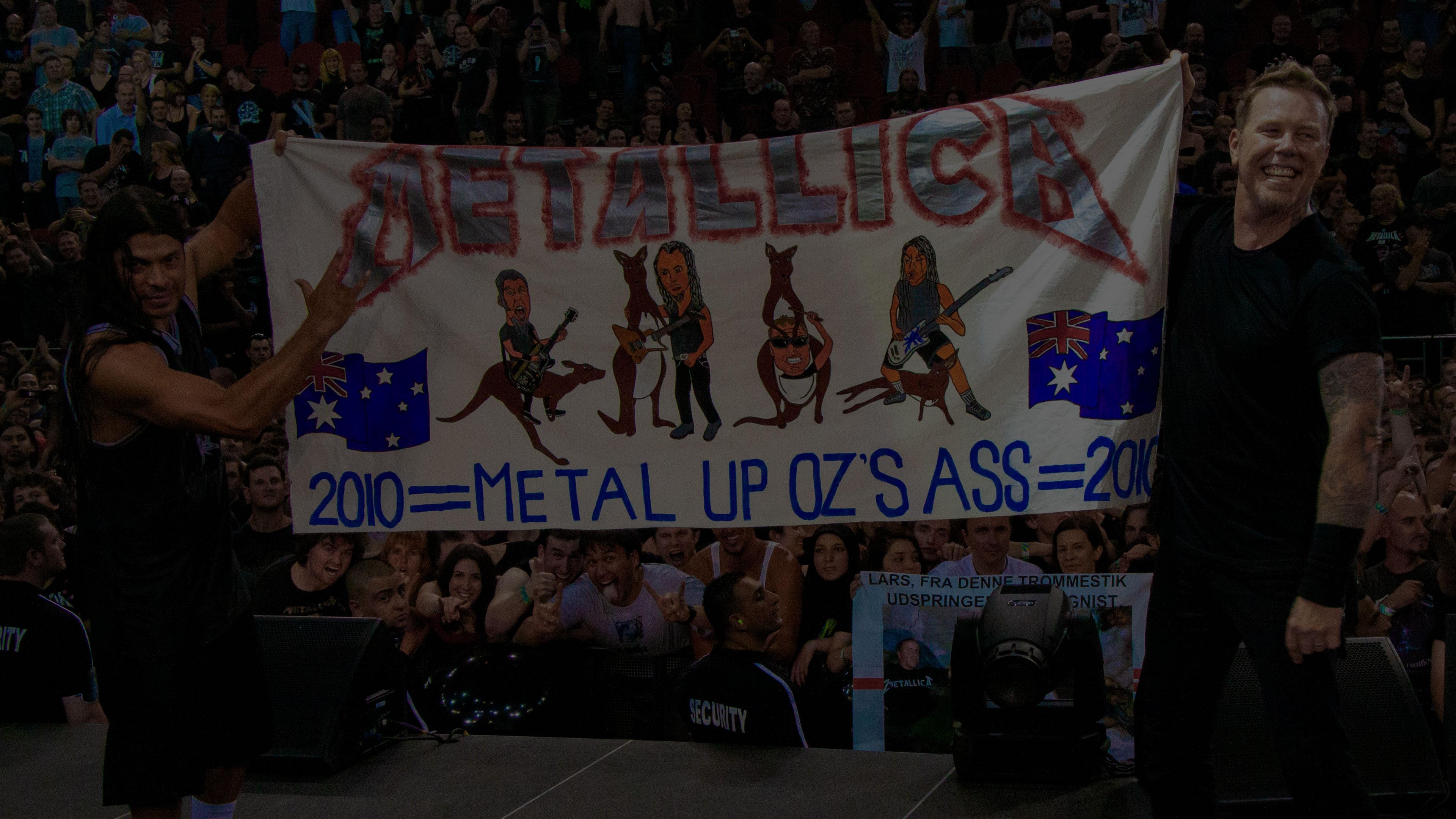 Metallica at Acer Arena in Sydney, Australia on November 10, 2010