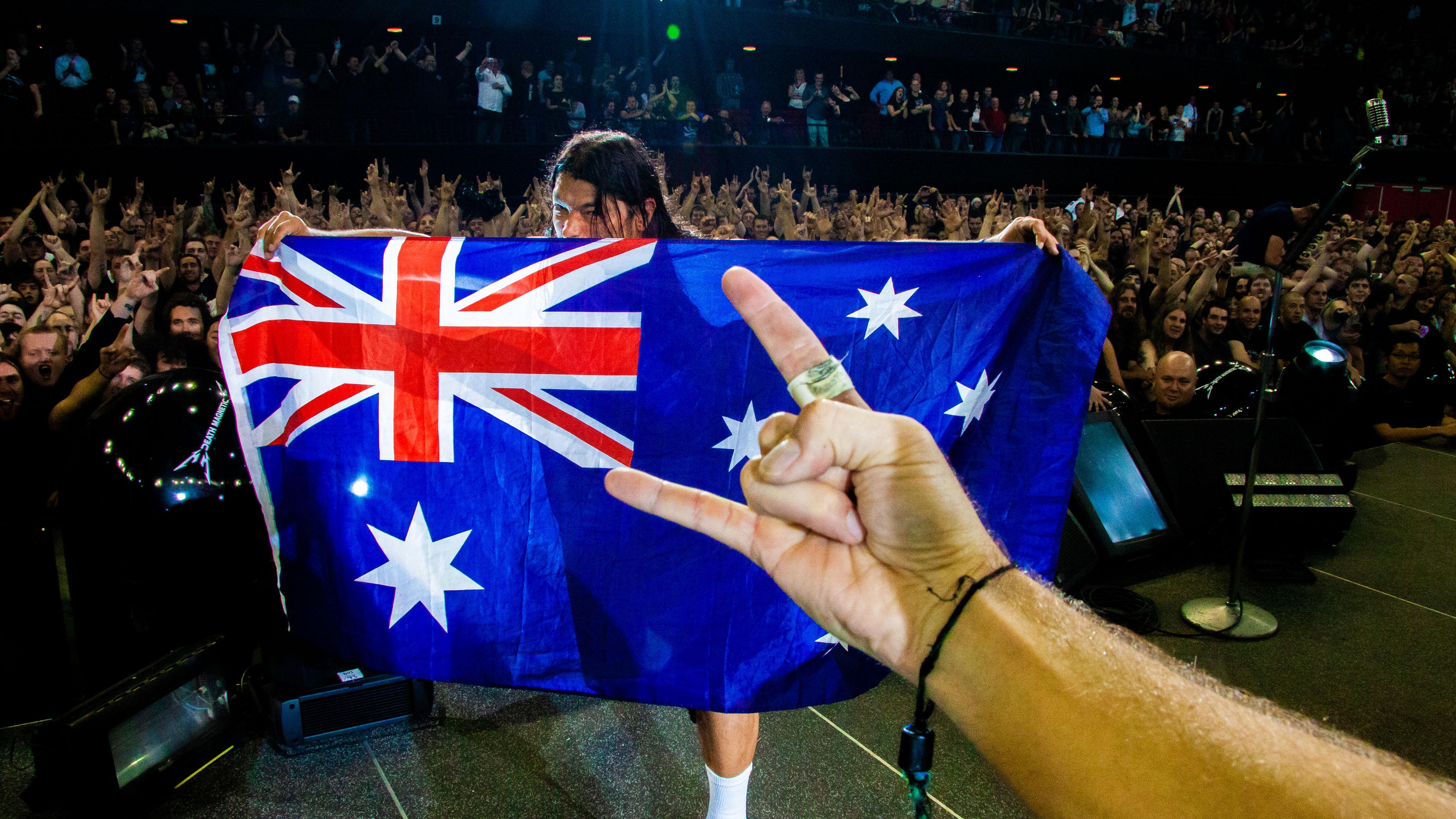 Metallica at Adelaide Entertainment Centre in Adelaide, Australia 