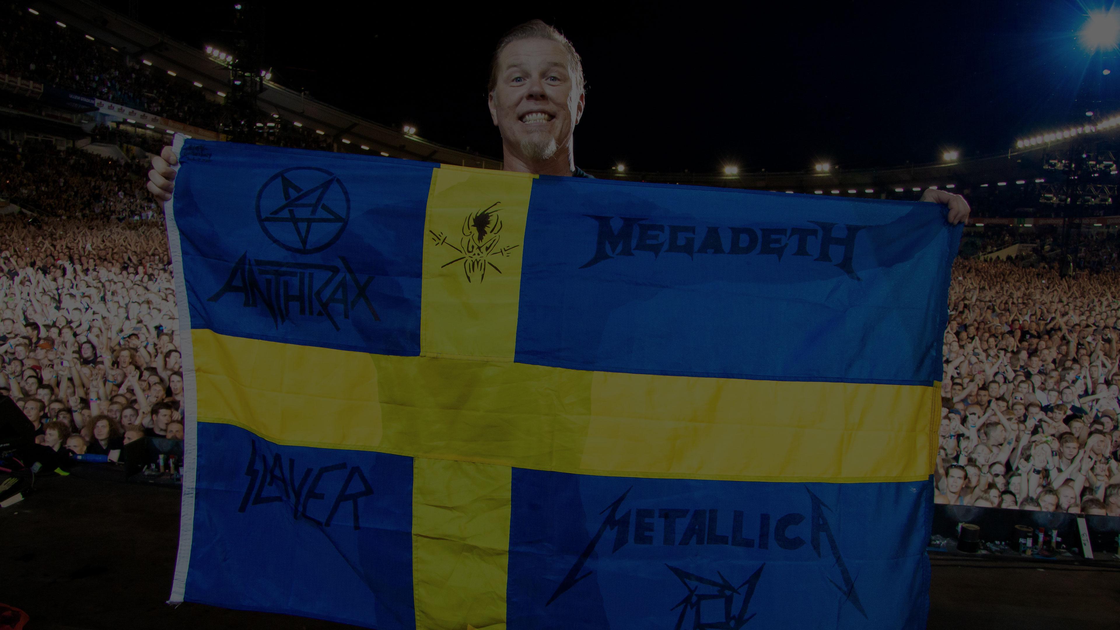 Metallica at Ullevi Stadium in Gothenburg, Sweden on July 3, 2011