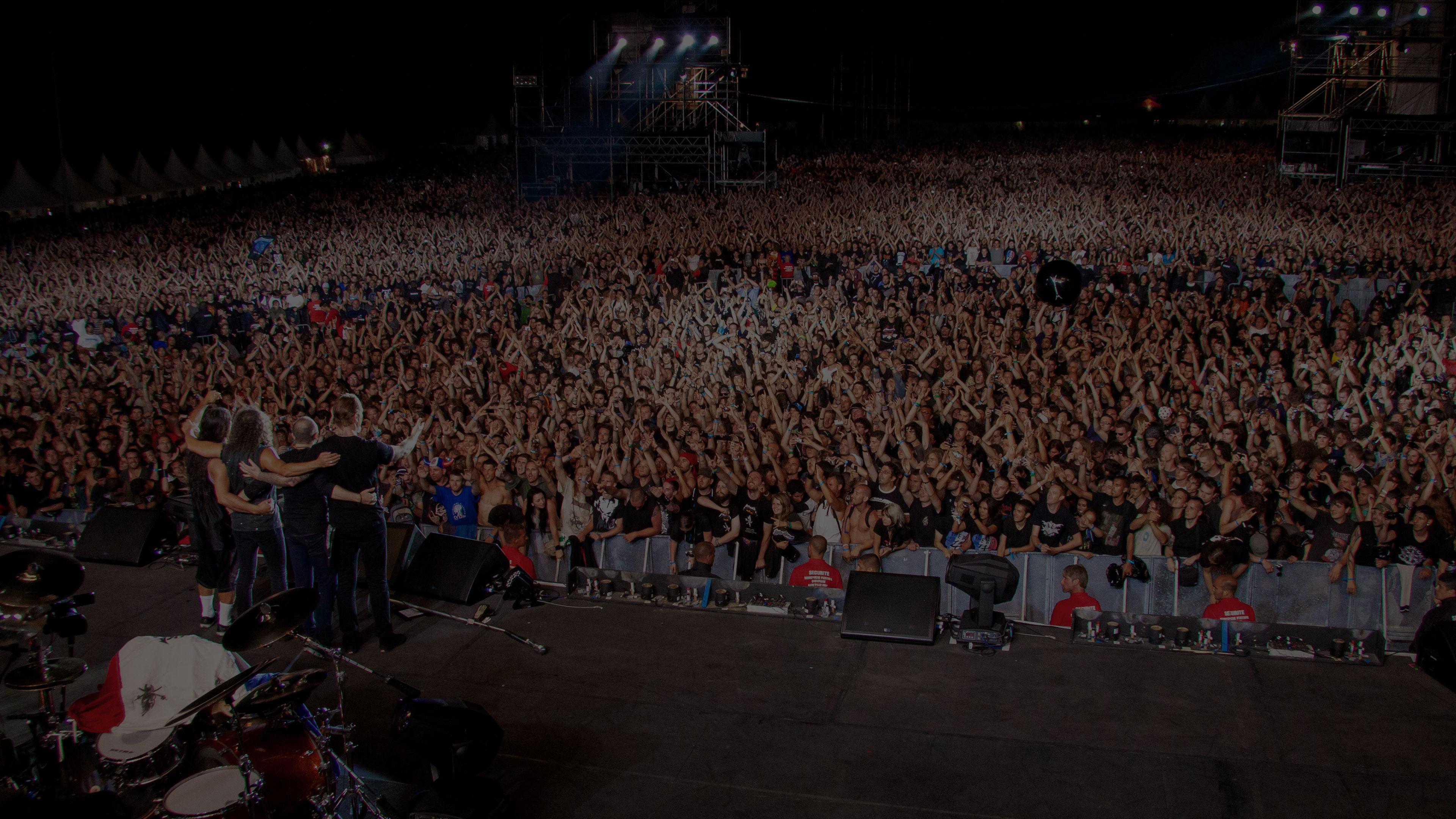 Metallica at Sonisphere at Snowhall Parc in Amnéville, France on July 9, 2011