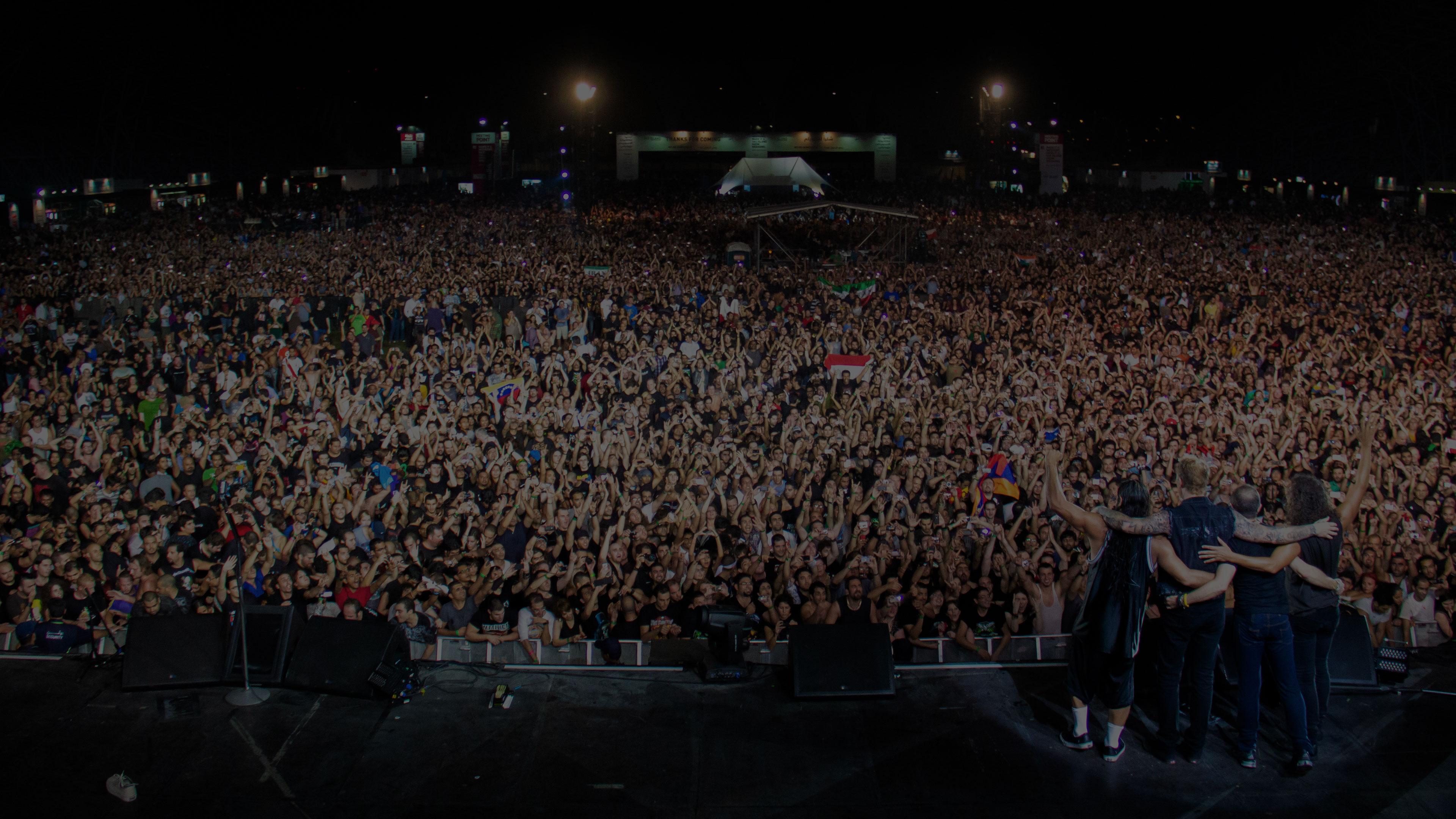 Metallica at du Arena at Yas Island in Abu Dhabi, United Arab Emirates on October 25, 2011
