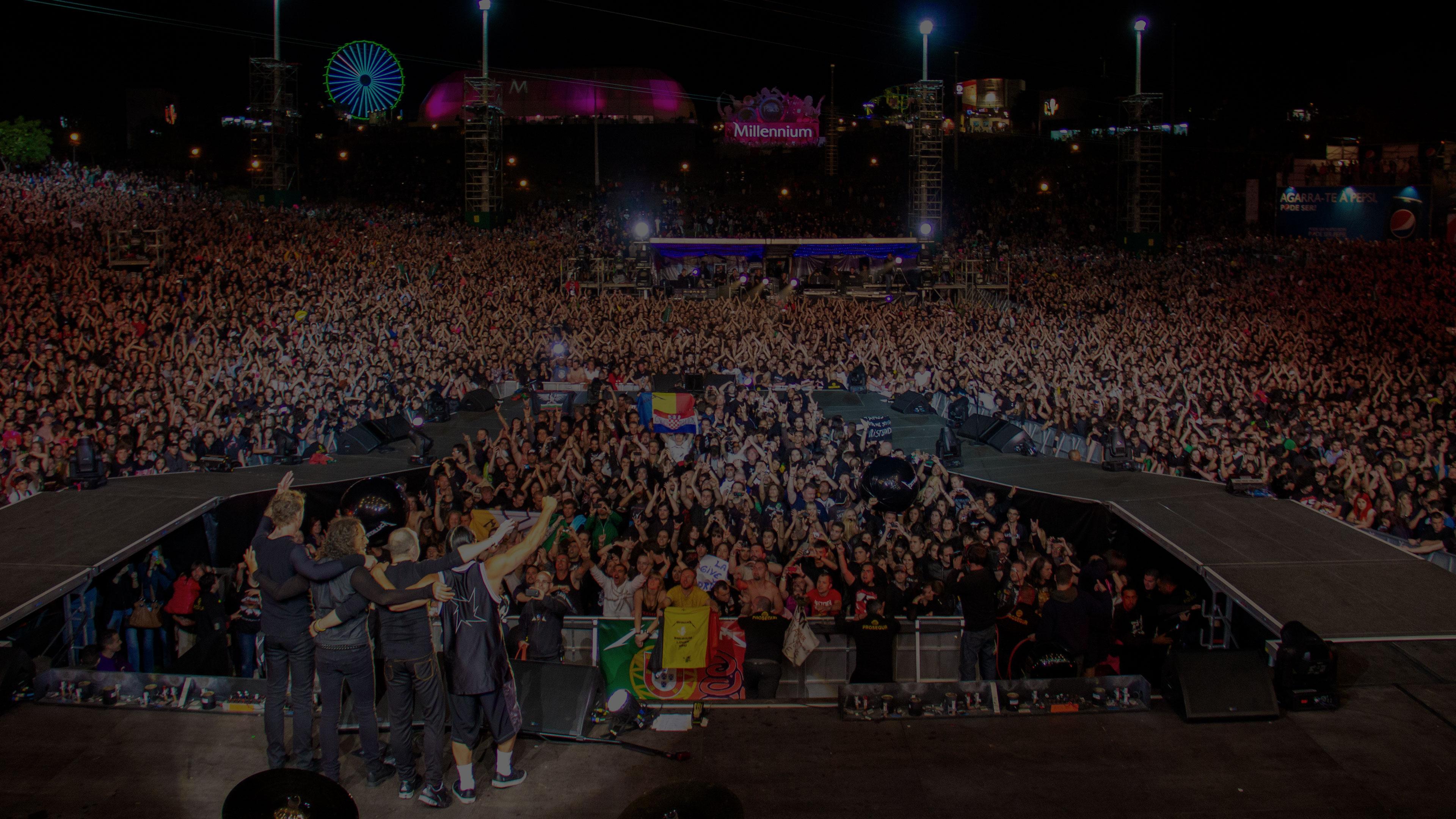 Metallica at Rock in Rio at Parque da Bela Vista in Lisbon, Portugal on May 25, 2012