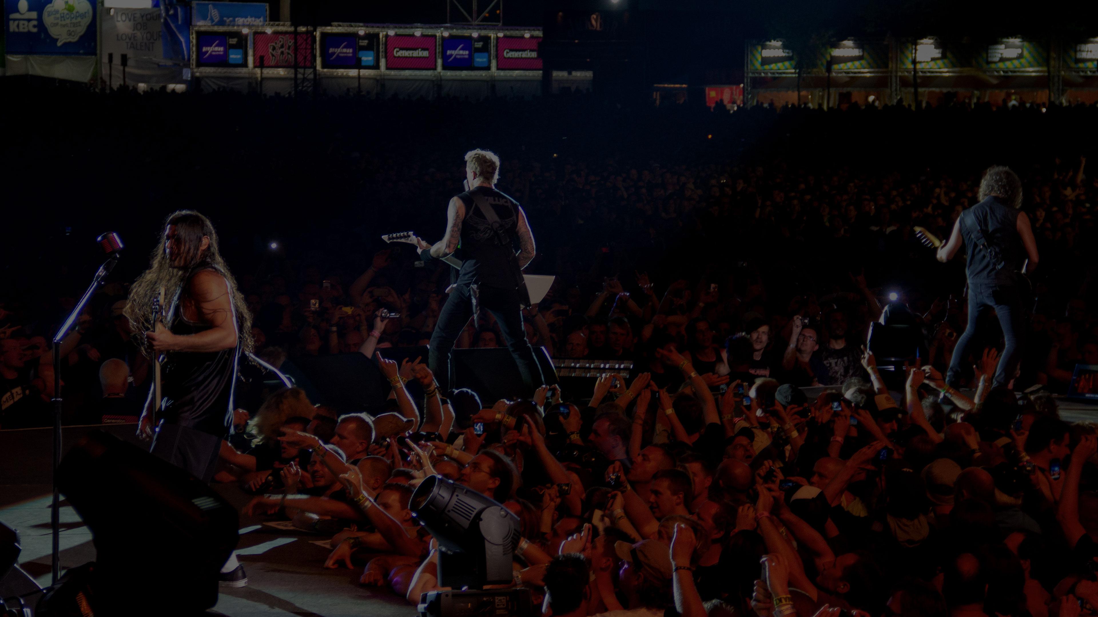 Metallica at Werchter Boutique at Festivalpark in Werchter, Belgium on May 28, 2012