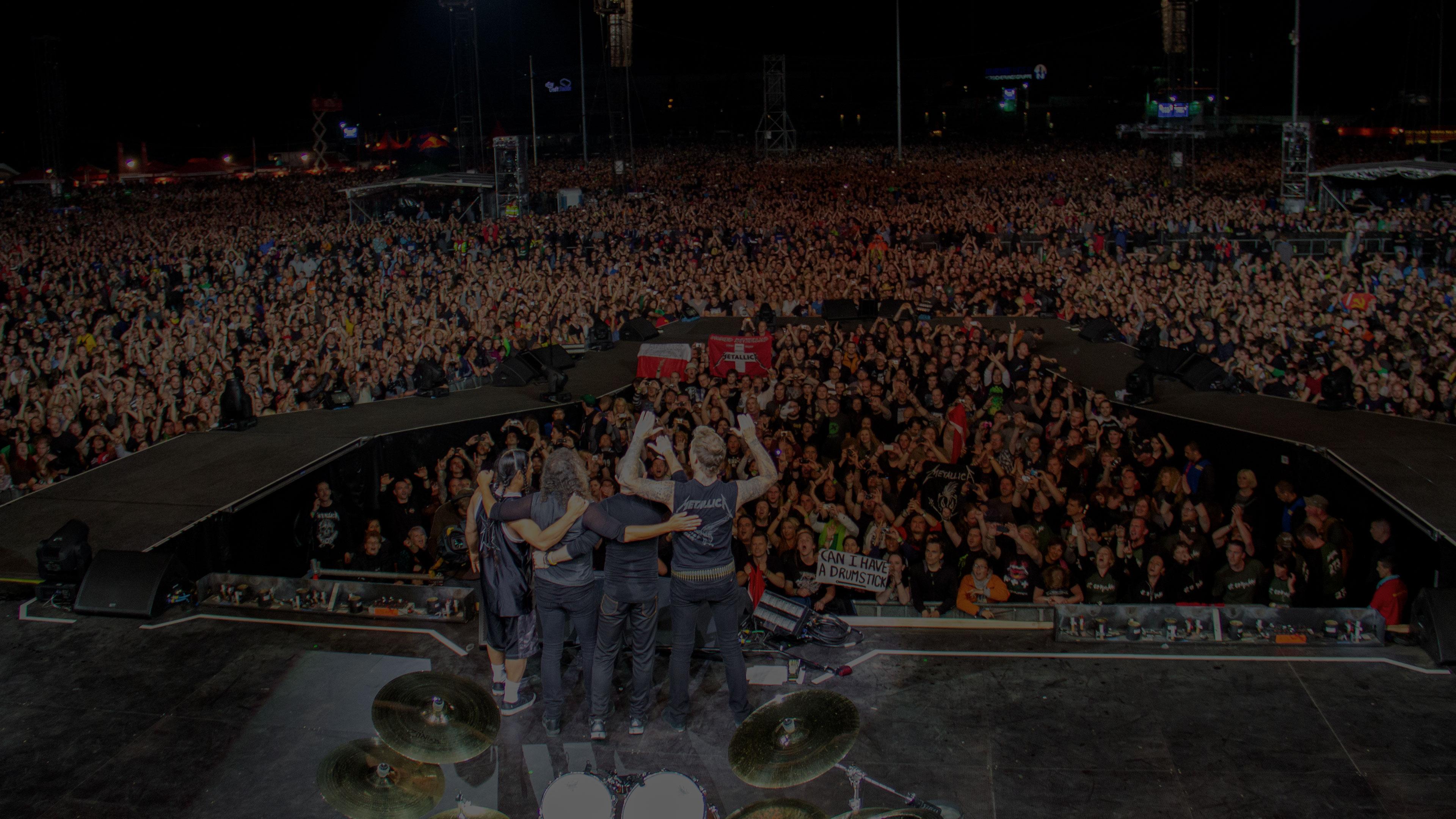Metallica at Rock im Park at Zeppelinfeld in Nuremberg, Germany on June 1, 2012
