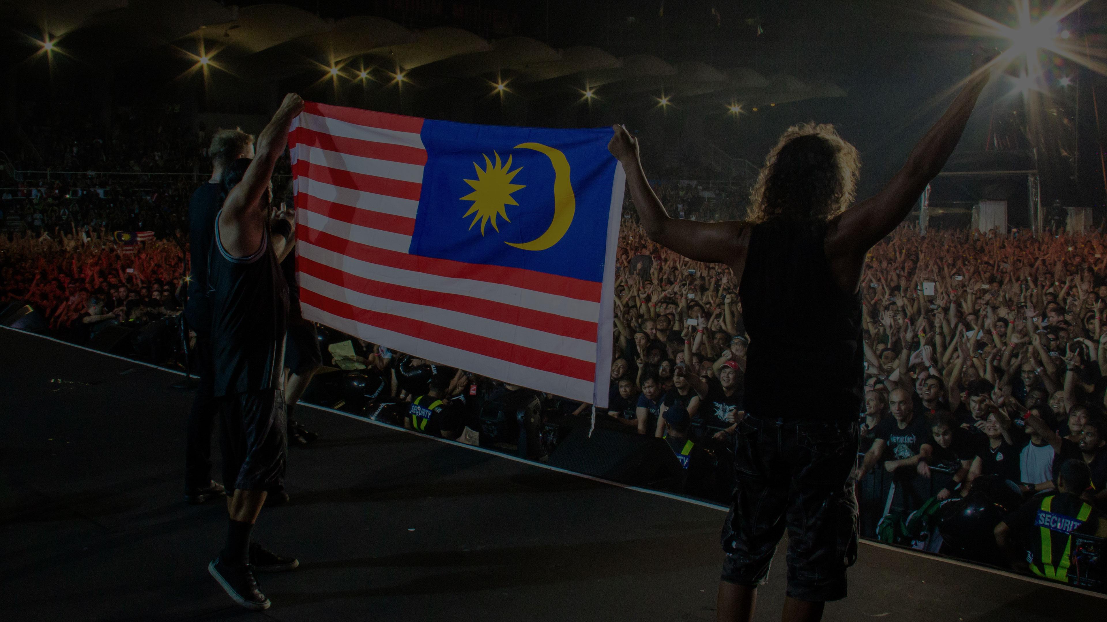Metallica at Stadium Merdeka in Kuala Lumpur, Malaysia on August 21, 2013