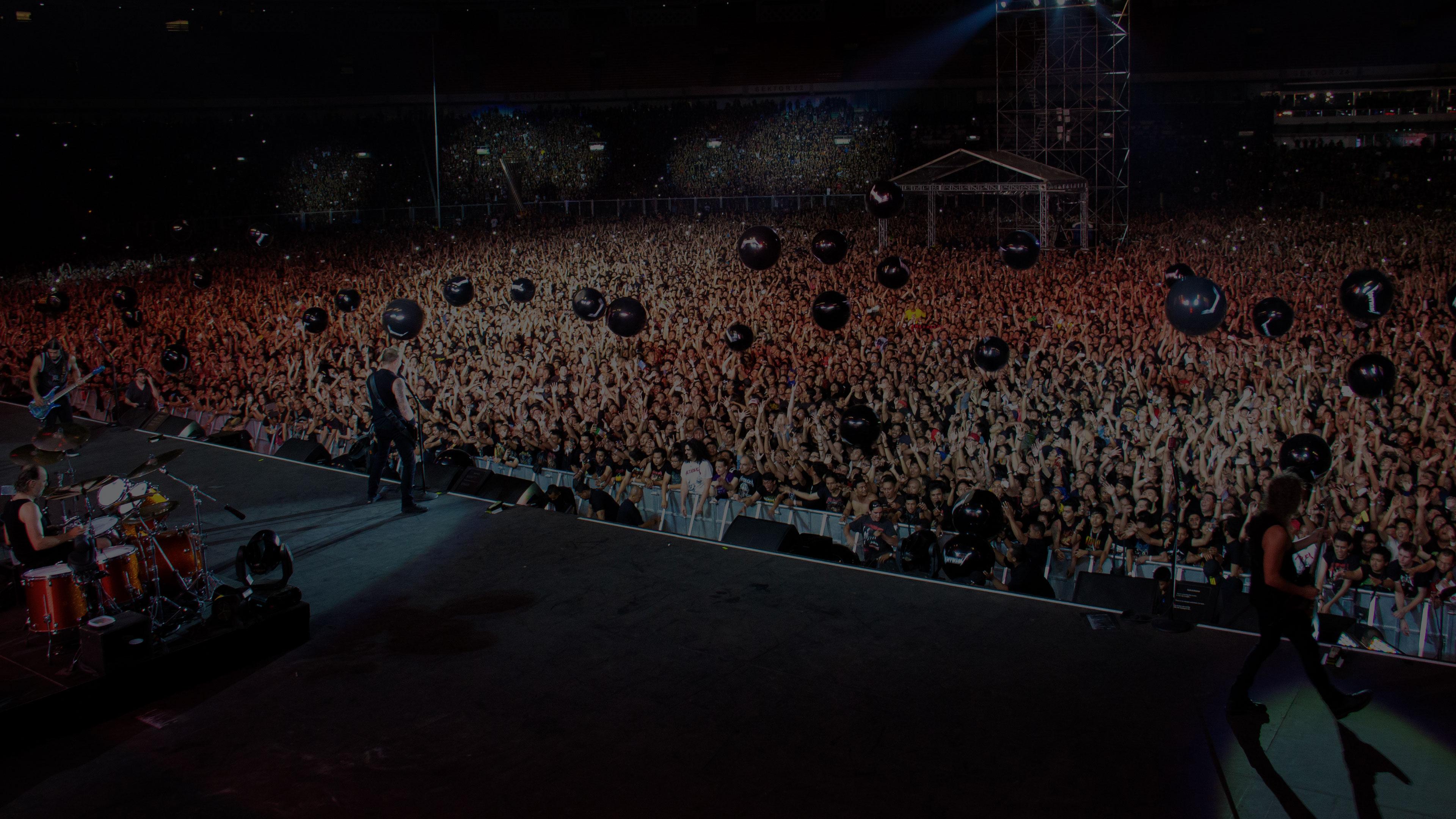 Metallica at Stadion Utama Gelora Bung Karno in Jakarta, Indonesia on August 25, 2013