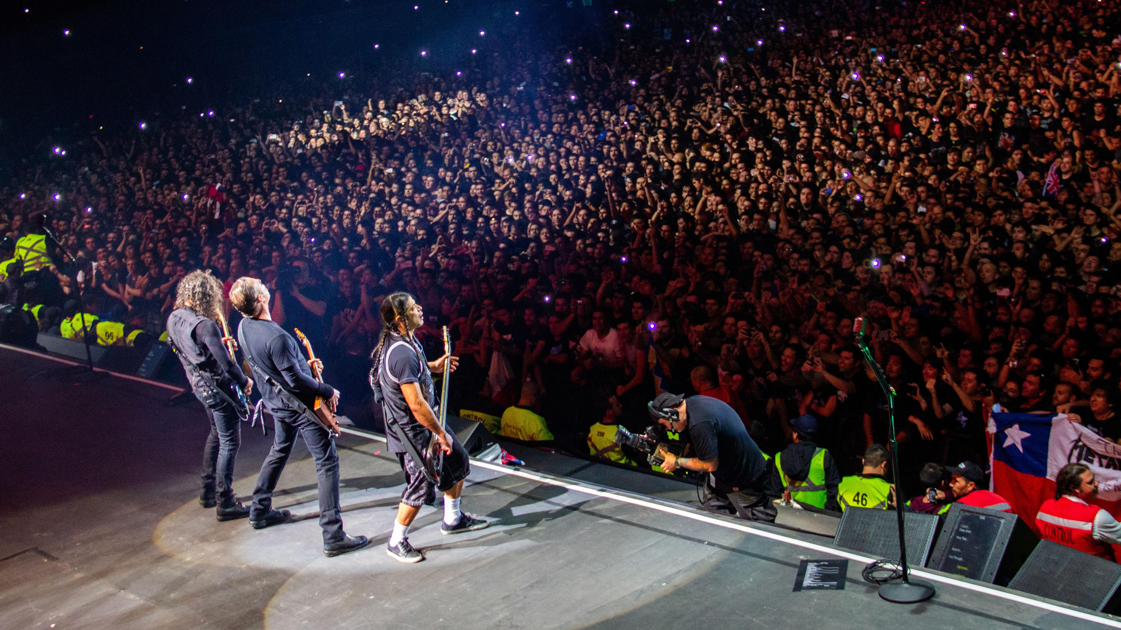 Metallica at Estadio Monumental in Santiago, Chile on March 27