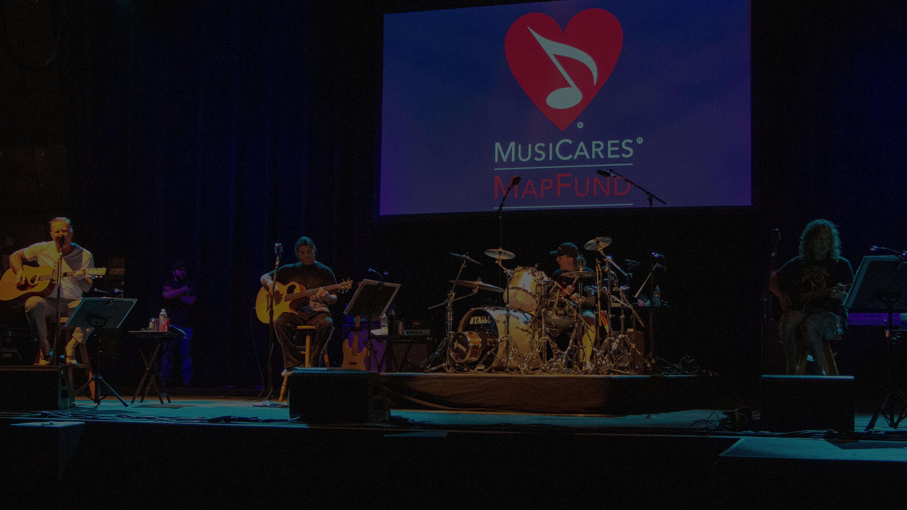 Metallica at MusiCares MAP Fund Benefit Concert at Club Nokia in Los Angeles, CA on May 12, 2014