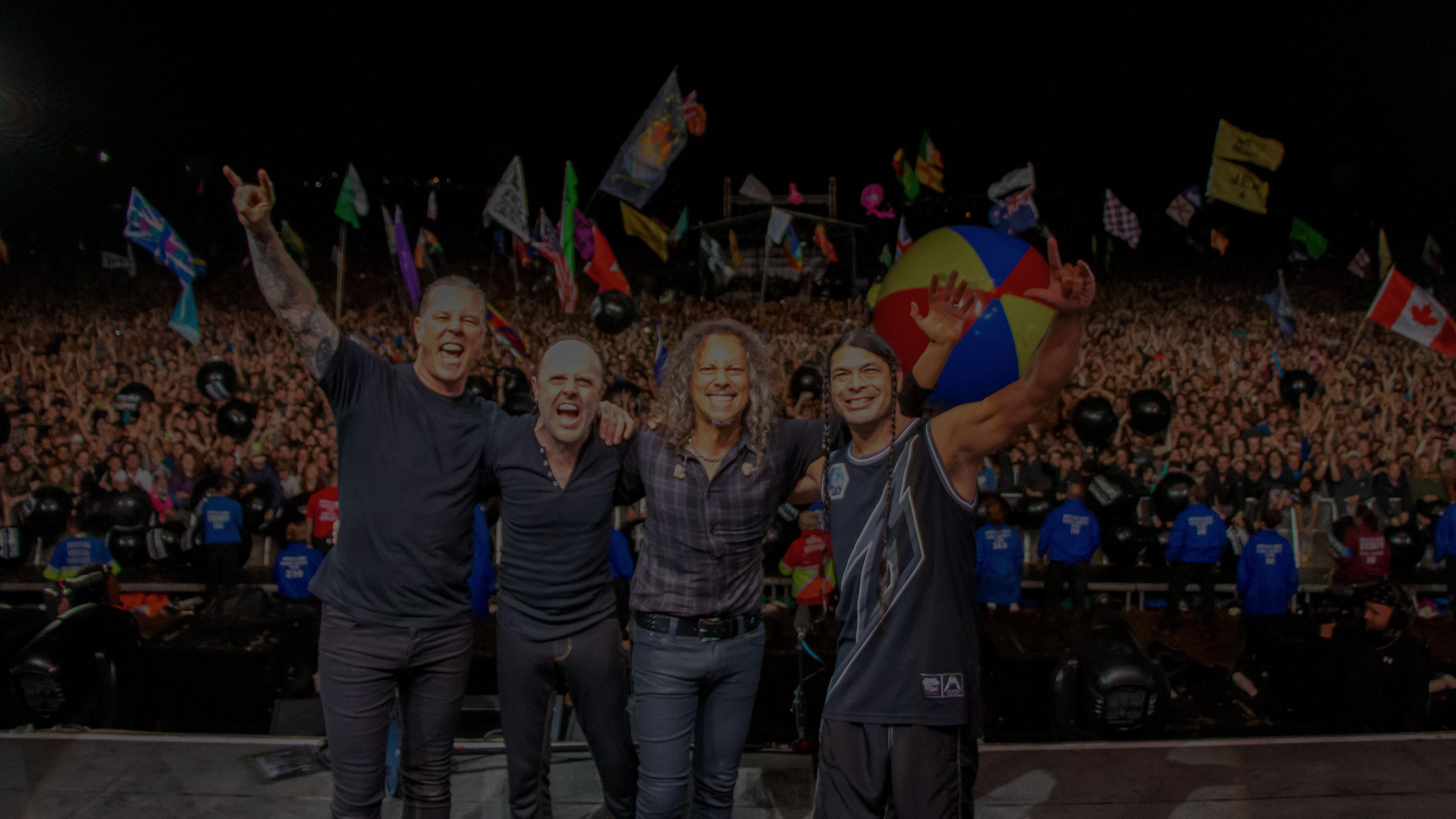 Metallica at Glastonbury Festival at Worthy Farm in Pilton, England on June 28, 2014