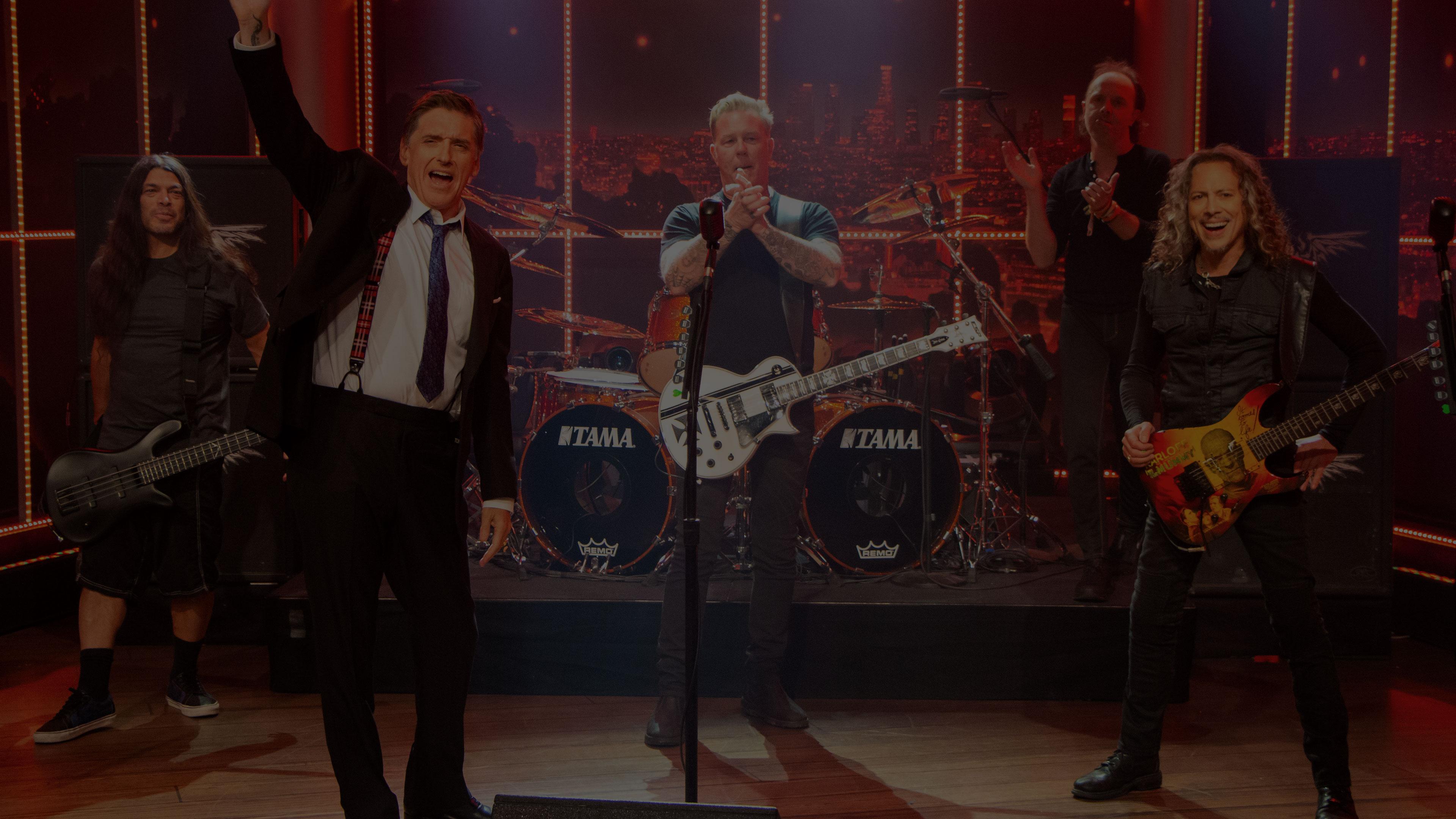 Metallica at The Late Late Show with Craig Ferguson at CBS Television City in Los Angeles, CA on November 7, 2014