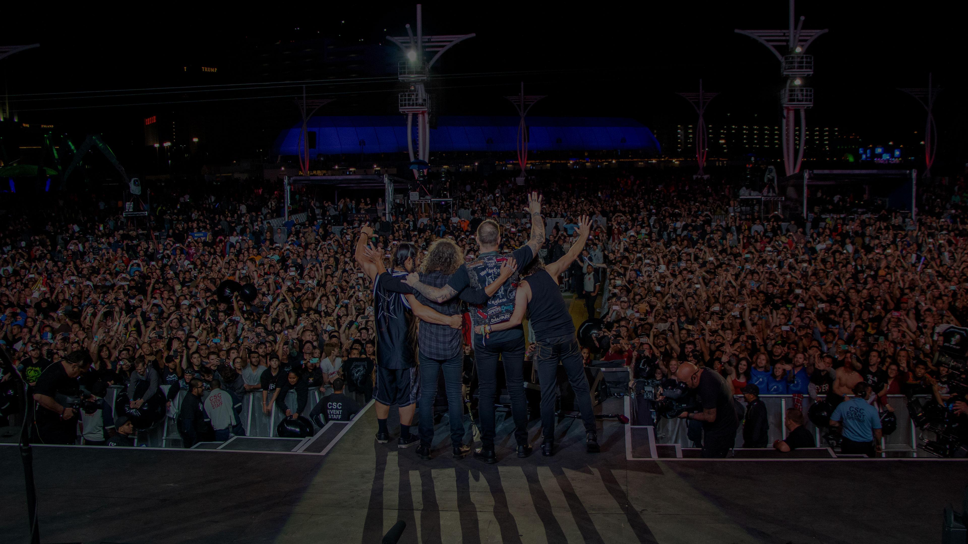 Metallica at Rock In Rio USA at MGM Festival Grounds in Las Vegas, NV on May 9, 2015