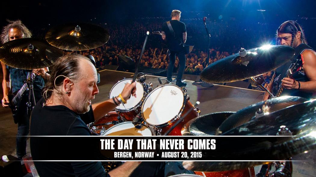 Watch the “The Day That Never Comes (Bergen, Norway - August 20, 2015)” Video