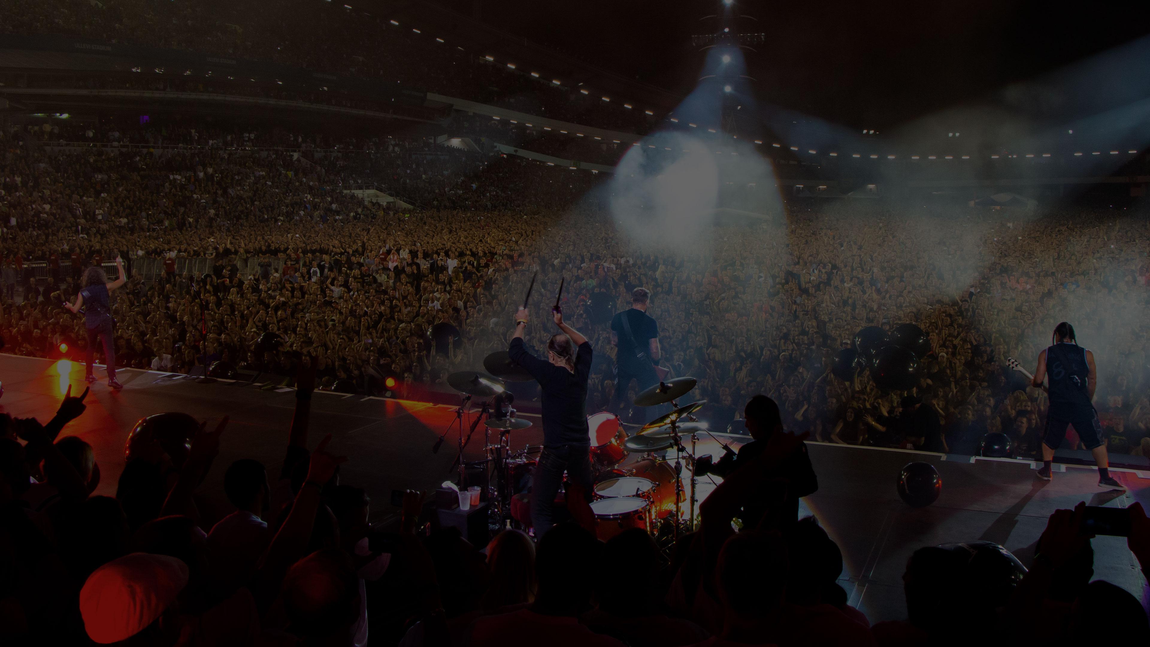 Metallica at Ullevi Stadium in Gothenburg, Sweden on August 22, 2015