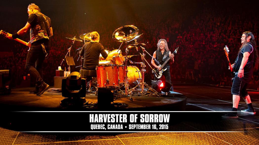 Watch the “Harvester of Sorrow (Quebec City, Canada - September 16, 2015)” Video
