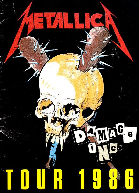 洋楽 llica Damage Inc. Tour 1986 2LP 1986 Metallica 