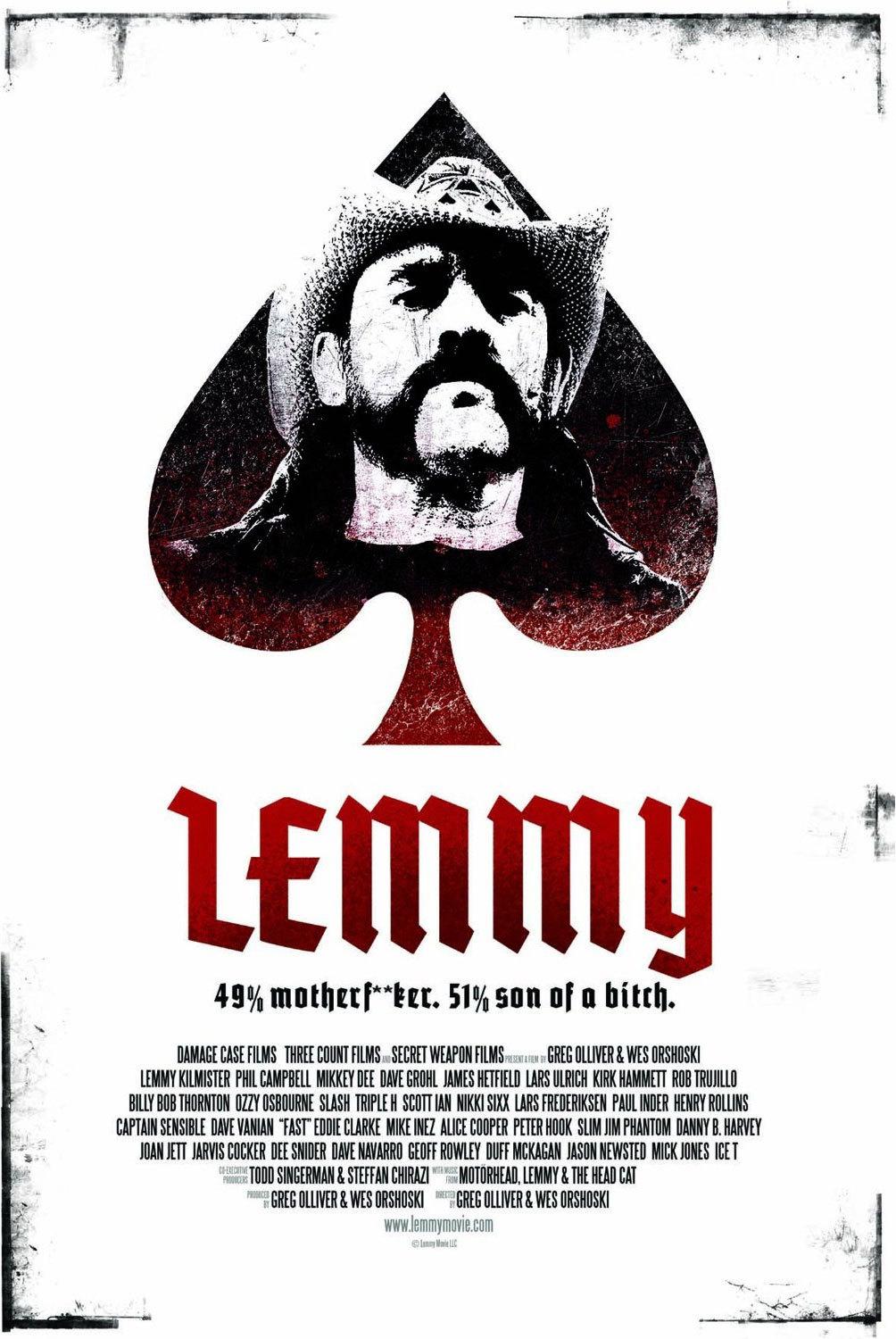Lemmy: 49% Motherfucker, 51% Son of a Bitch