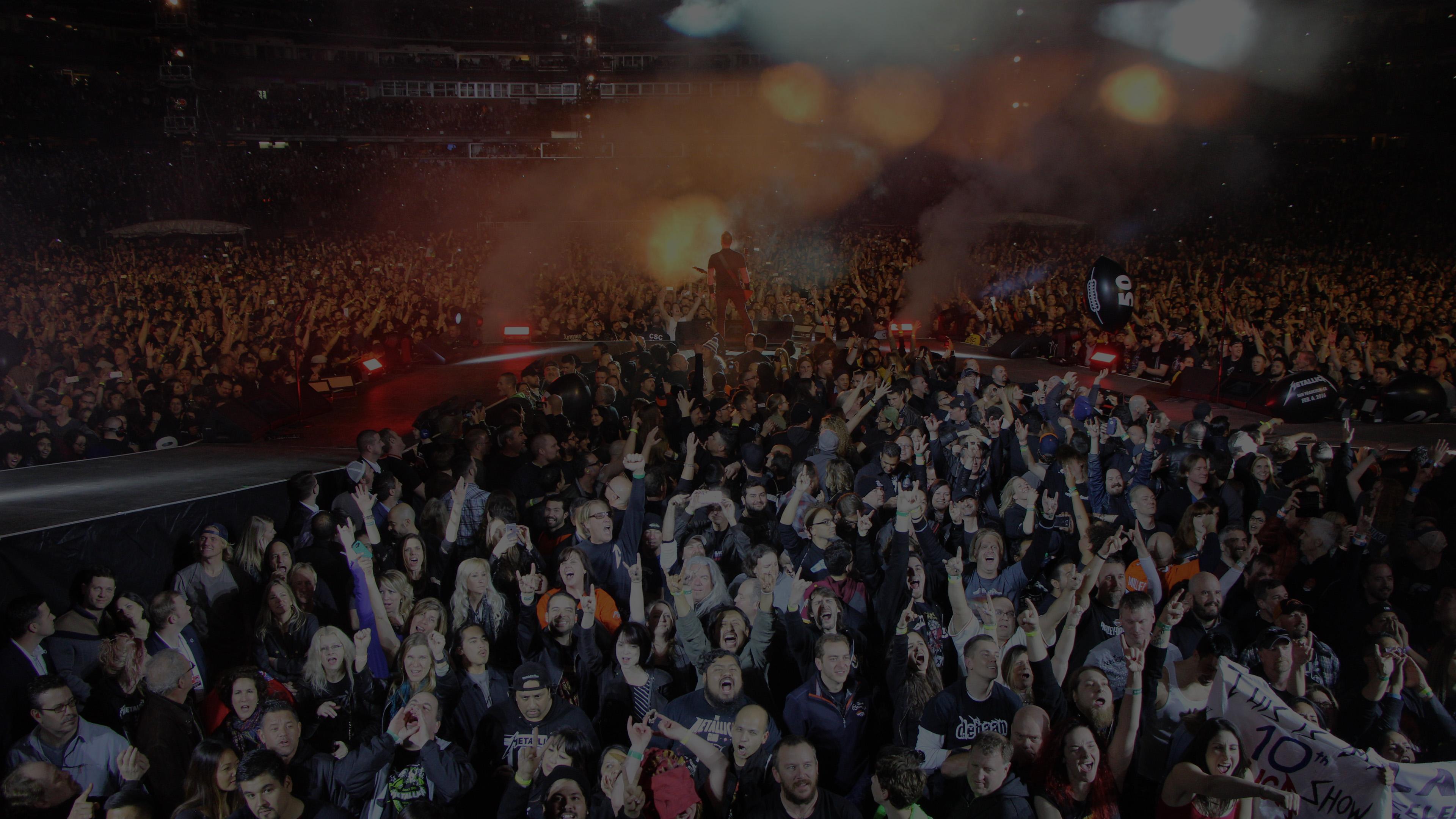 Metallica at CBS Radio’s "The Night Before" at AT&T Park in San Francisco, CA on February 6, 2016