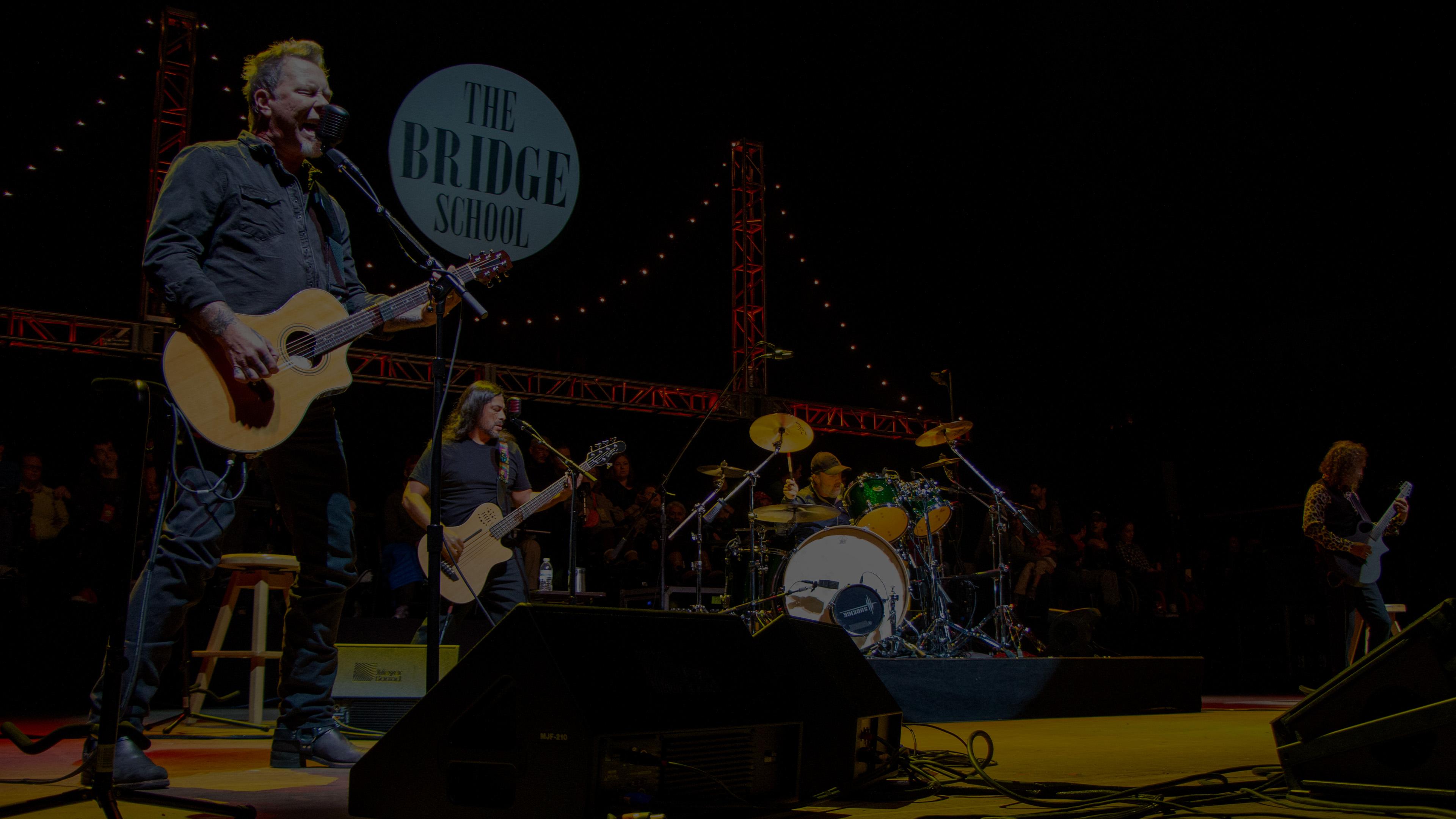 Metallica at The 30th Annual Bridge School Benefit at Shoreline Amphitheater in Mountain View, CA on October 22, 2016