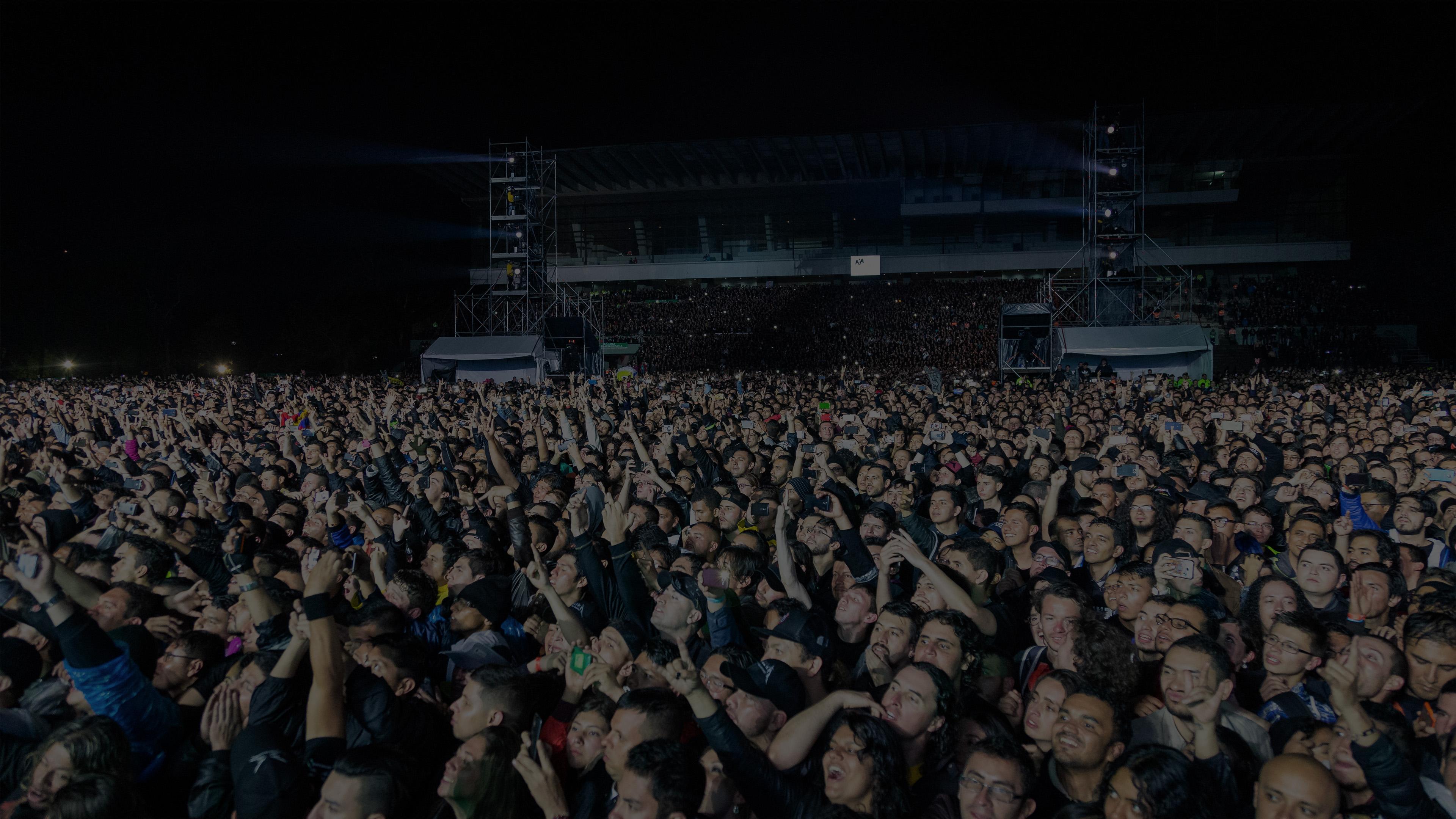 Metallica at Hipódromo de los Andes in Bogotá, Colombia on November 1, 2016