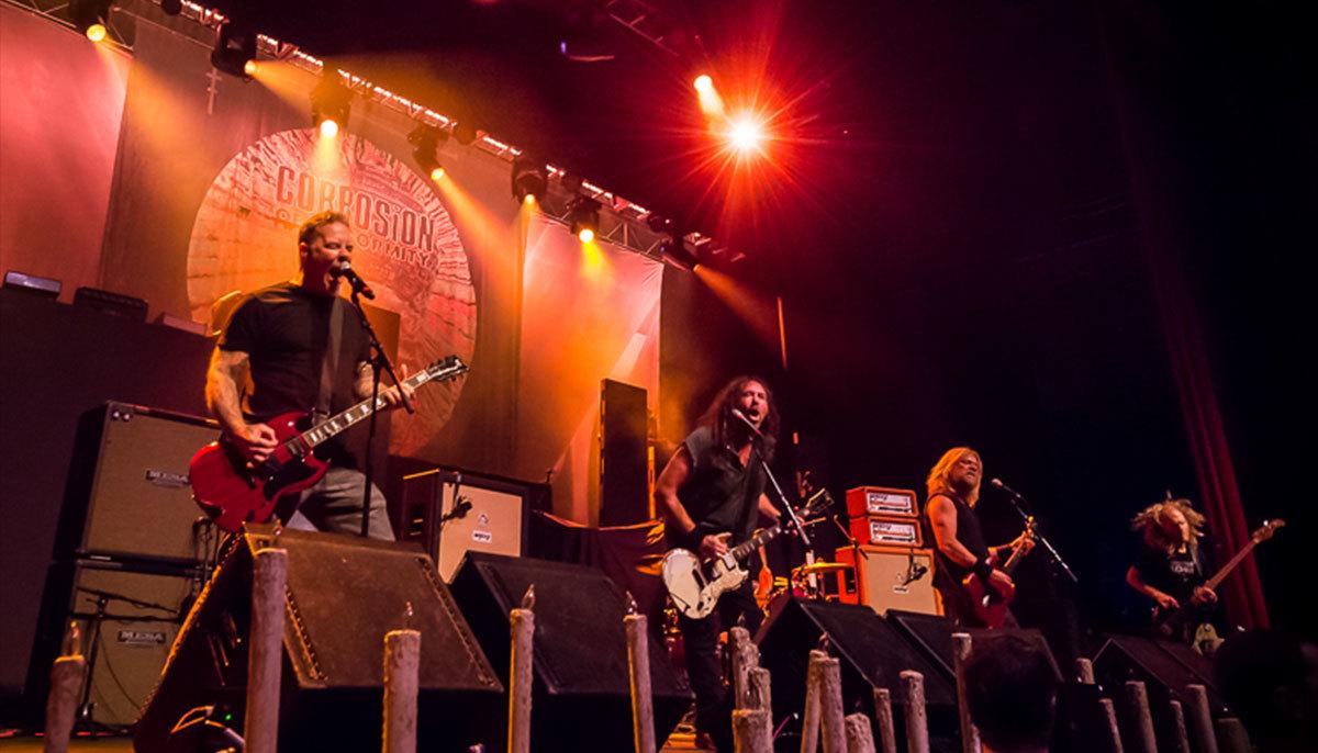 James Joins Corrosion of Conformity in Oakland | Metallica.com