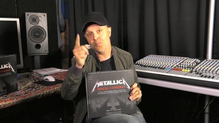 Watch the “Lars Announces "Metallica: Back to the Front" Book” Video