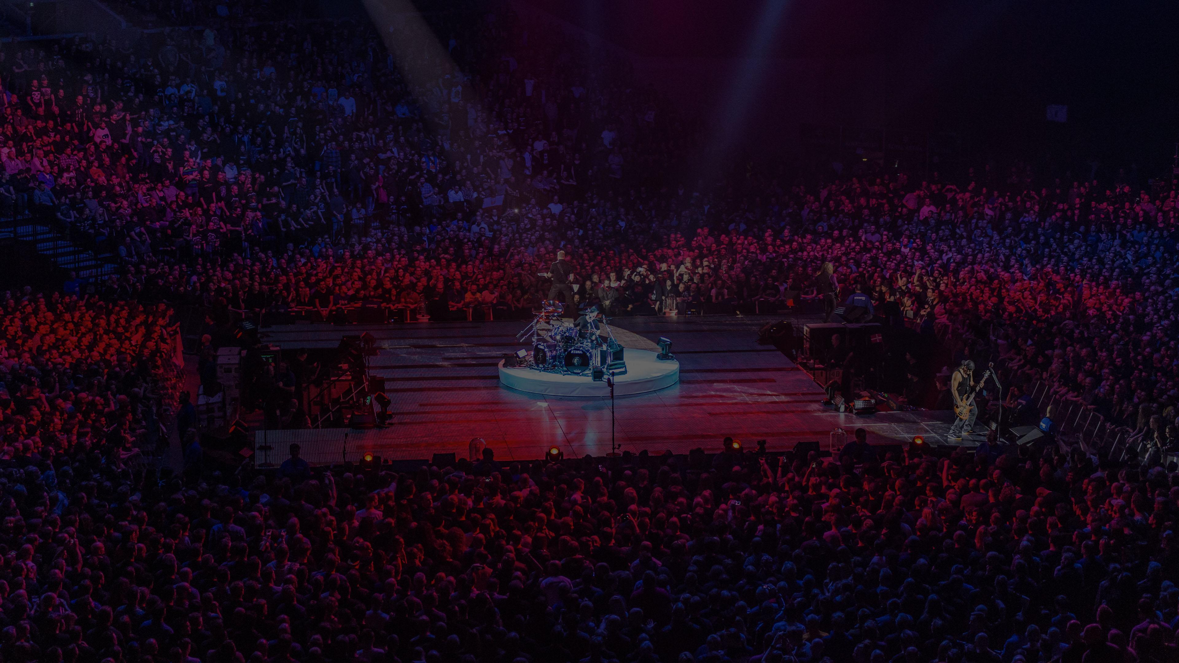 Metallica at Royal Arena in Copenhagen, Denmark on February 9, 2017