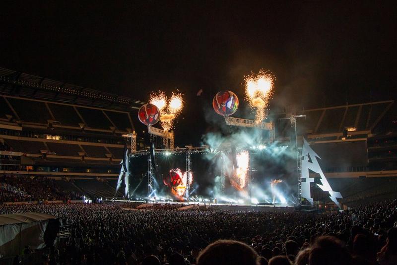 Metallica at Lincoln Financial Field in Philadelphia, PA on May 12 ...