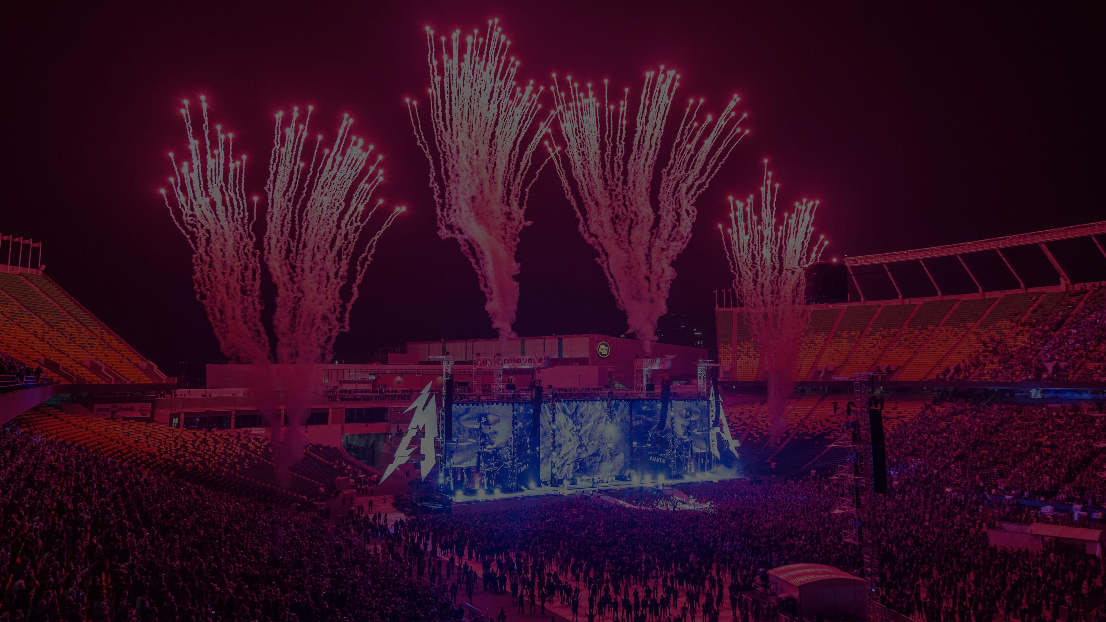 Metallica at Commonwealth Stadium in Edmonton, AB, Canada on August 16, 2017